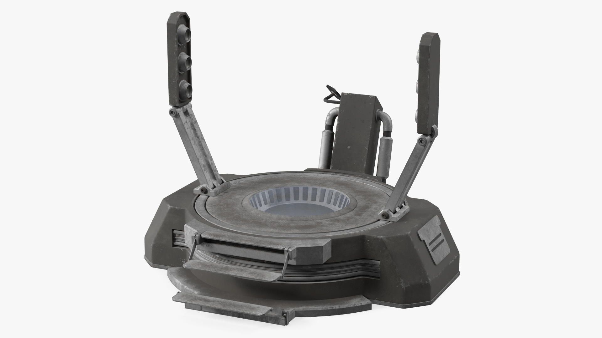 3D model Sci Fi Teleport Machine is Off