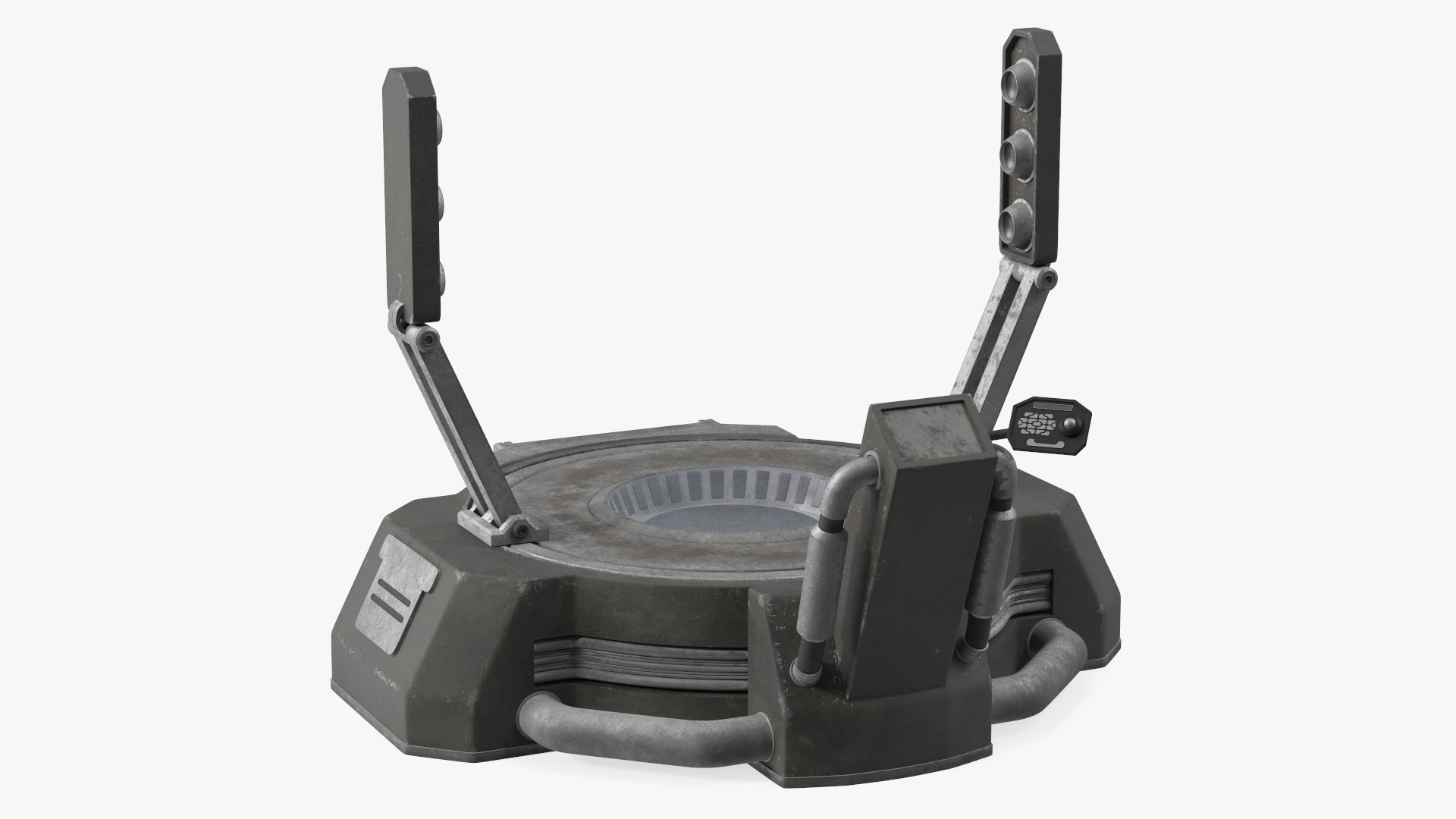 3D model Sci Fi Teleport Machine is Off