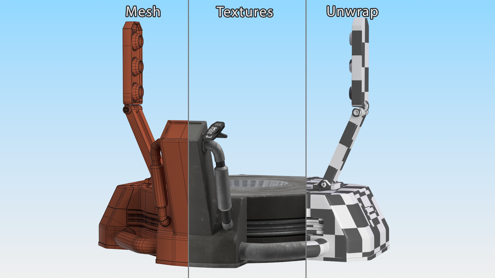 3D model Sci Fi Teleport Machine is Off