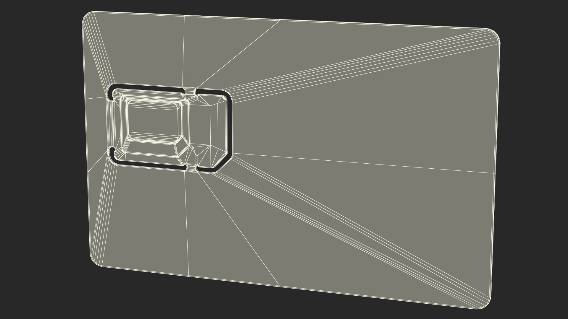 Sim Card Green 3D model