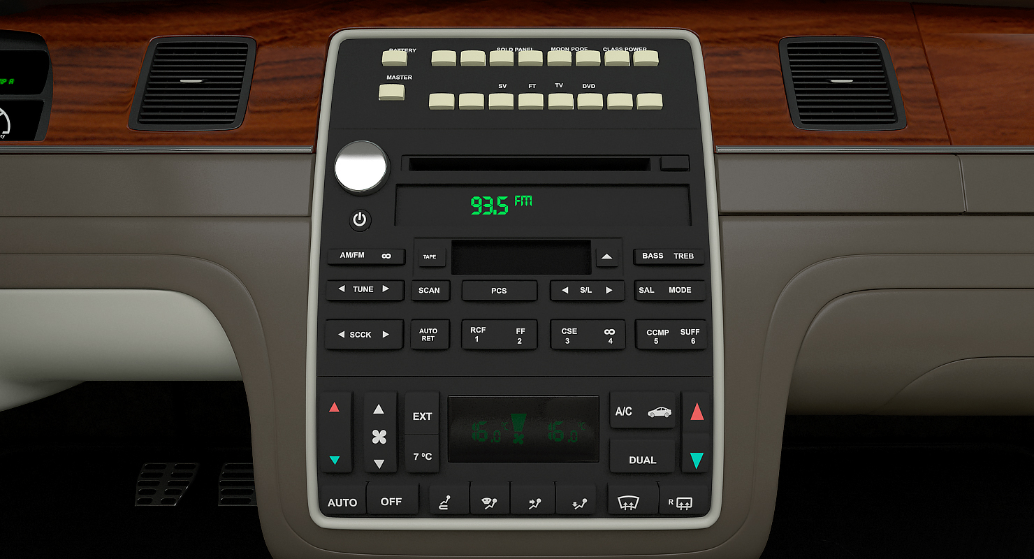 3D Limousine Generic Black model