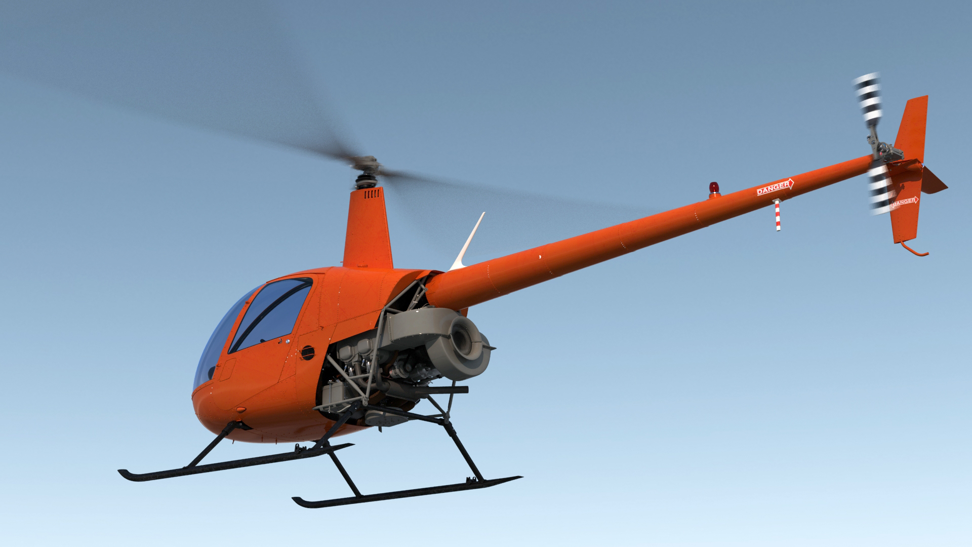 3D model Lightweight Helicopter Generic
