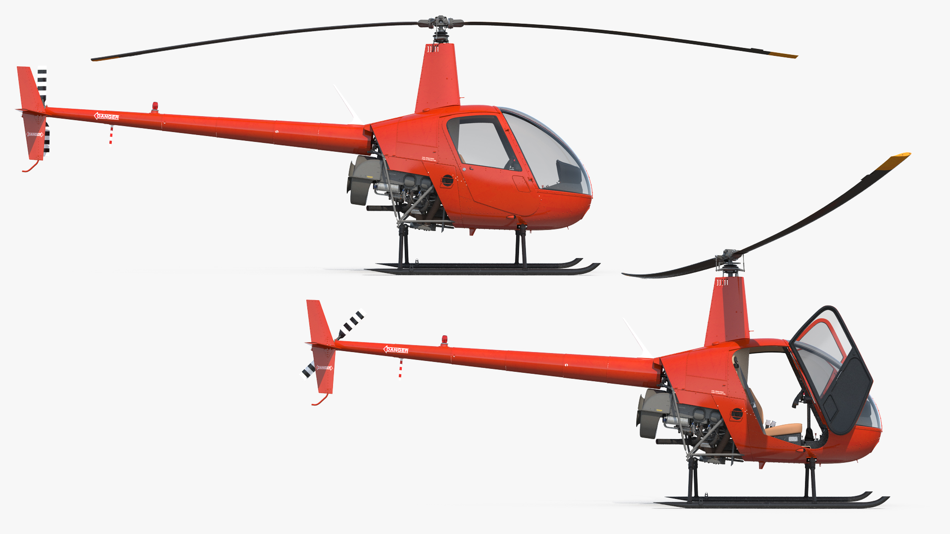 3D model Lightweight Helicopter Generic