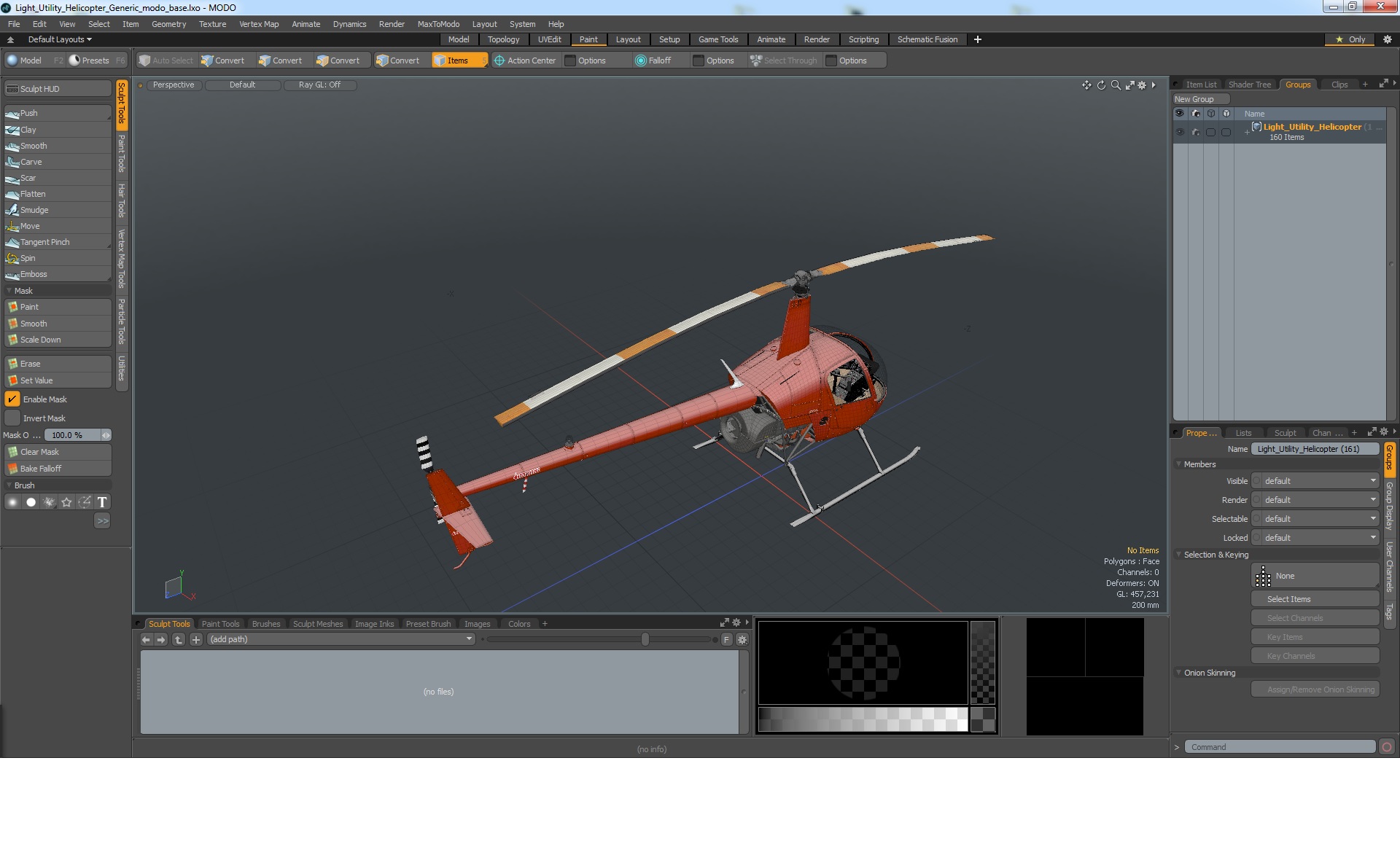 3D model Lightweight Helicopter Generic