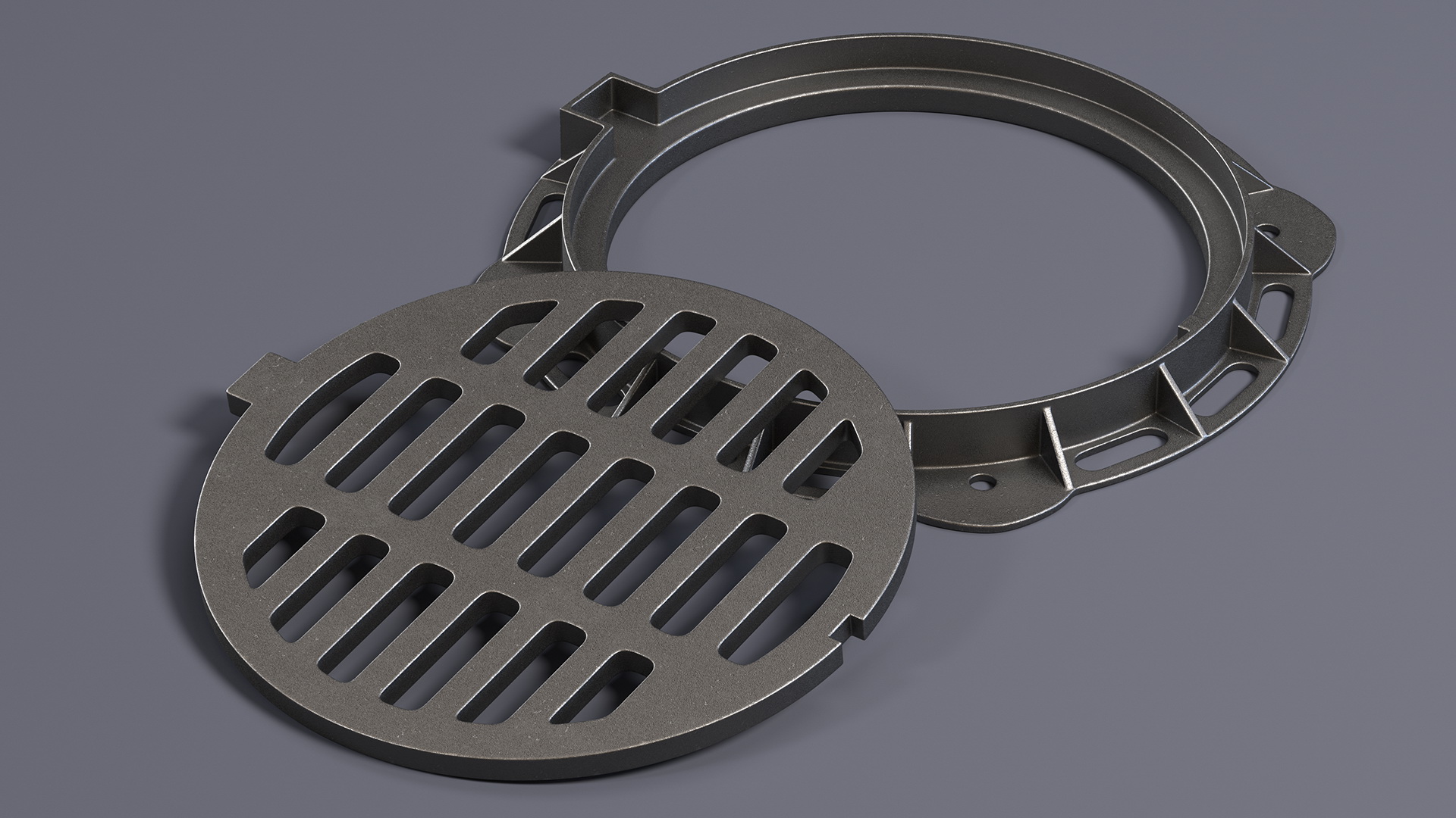 3D Sewer Manhole Cap New