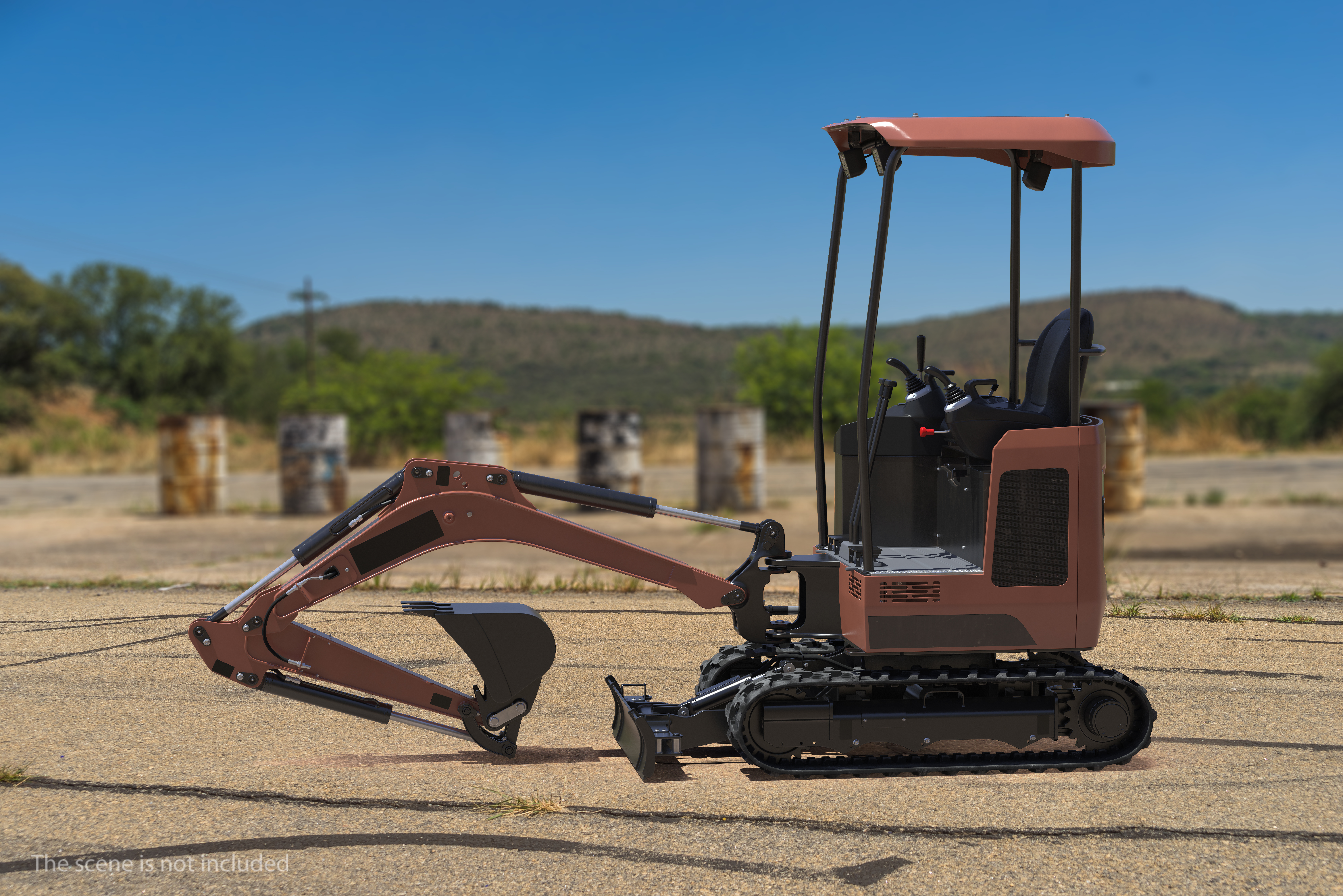 Mini Excavator Generic 3D