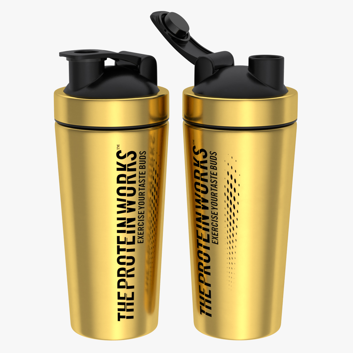 3D model The Protein Works Black n Gold Protein Shaker