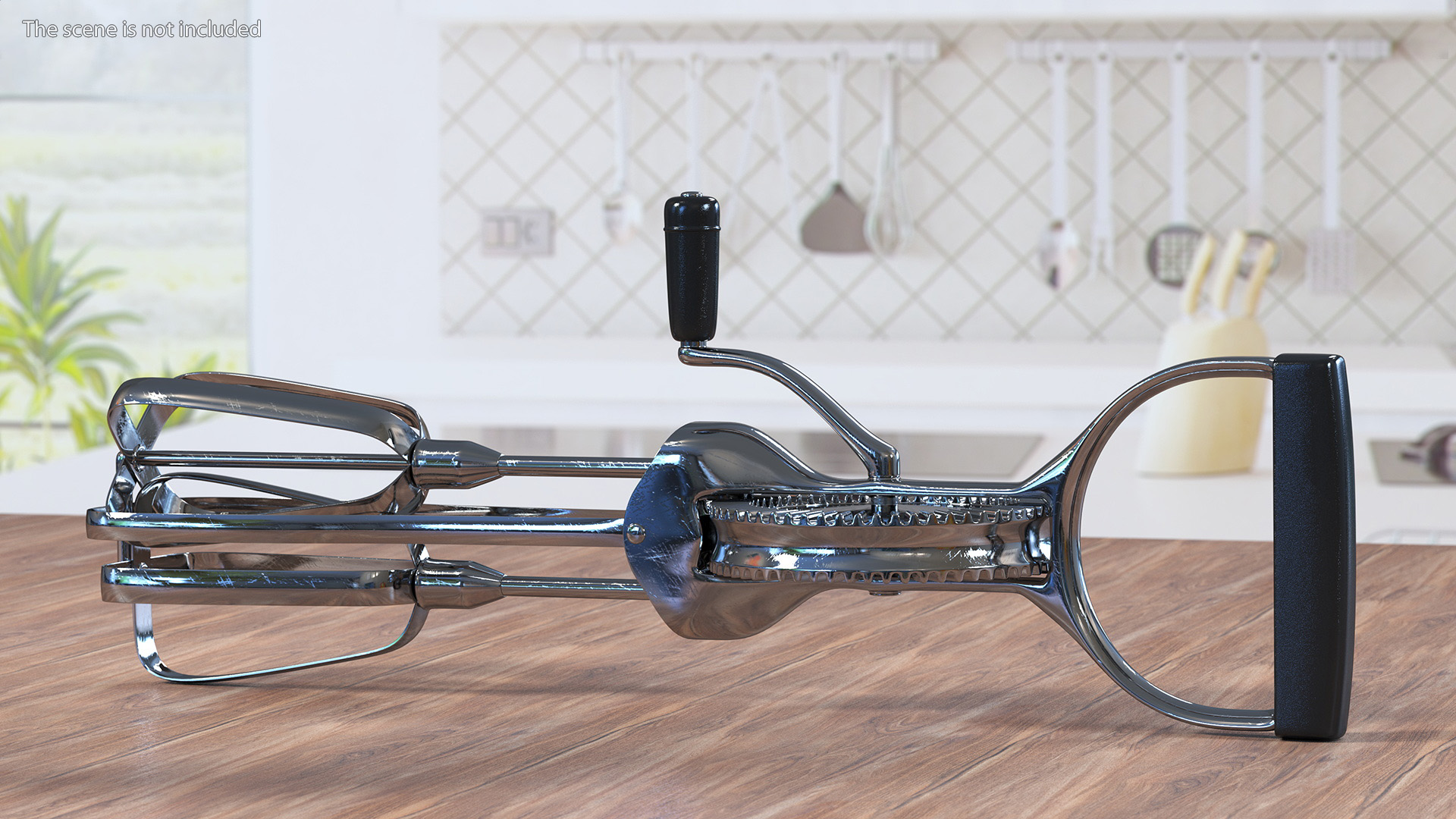 Handheld Egg Beater 3D model