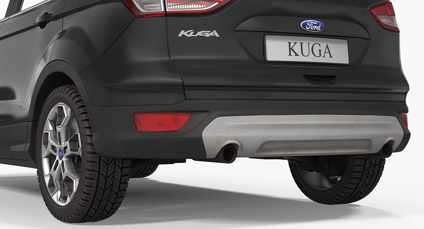 3D model Ford Kuga FWD 2016 Rigged