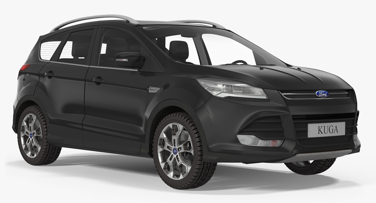 3D model Ford Kuga FWD 2016 Rigged
