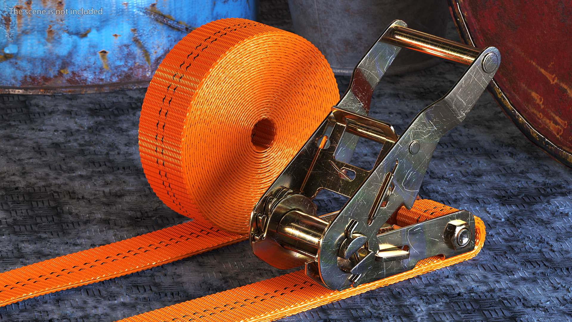3D Ratchet Tie Down Strap Double J Hook