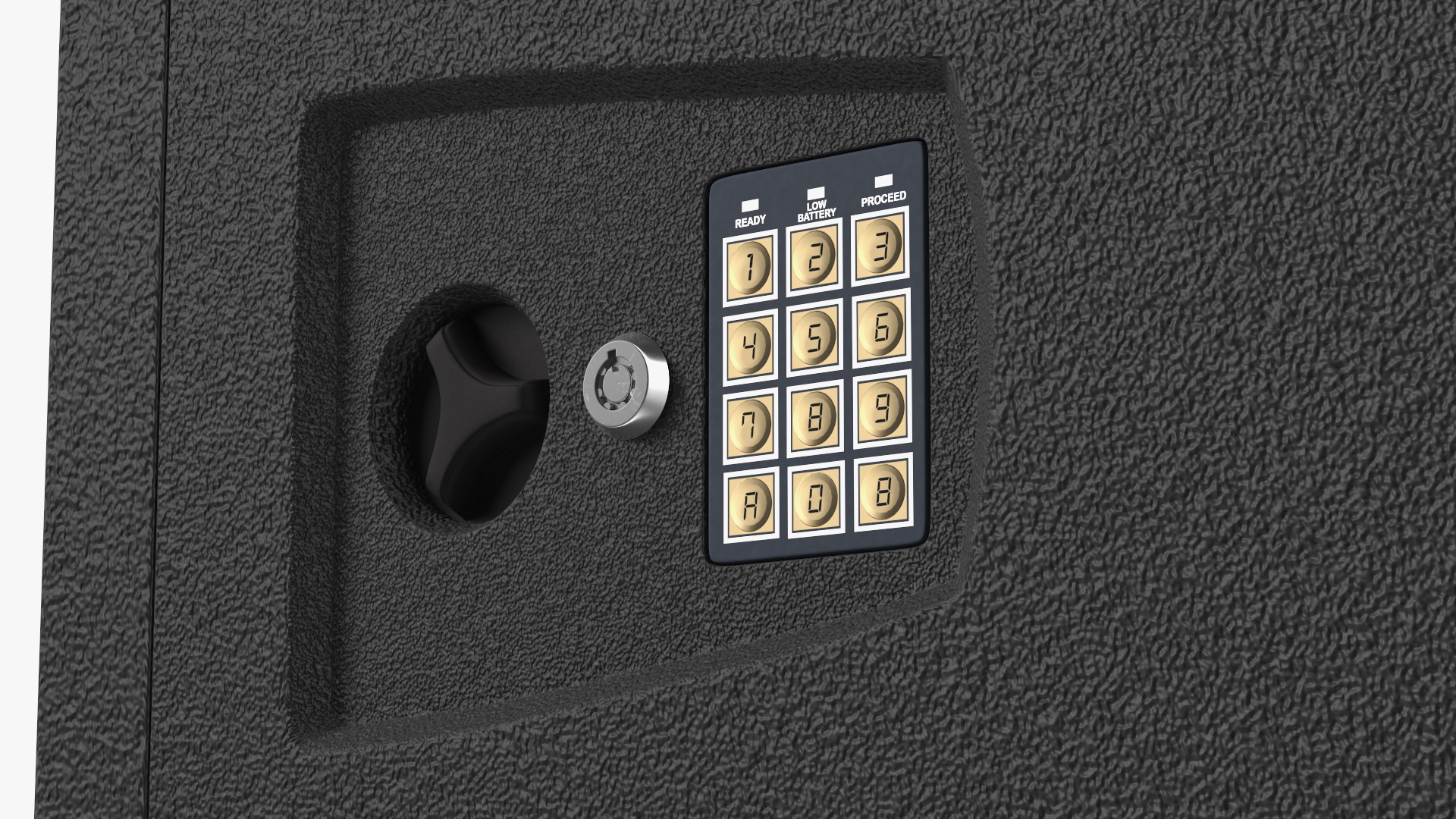 Wall Built in Gun Safe 3D