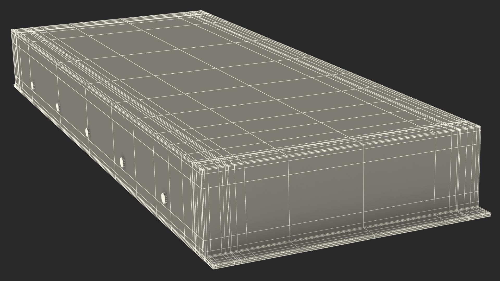 Wall Built in Gun Safe 3D