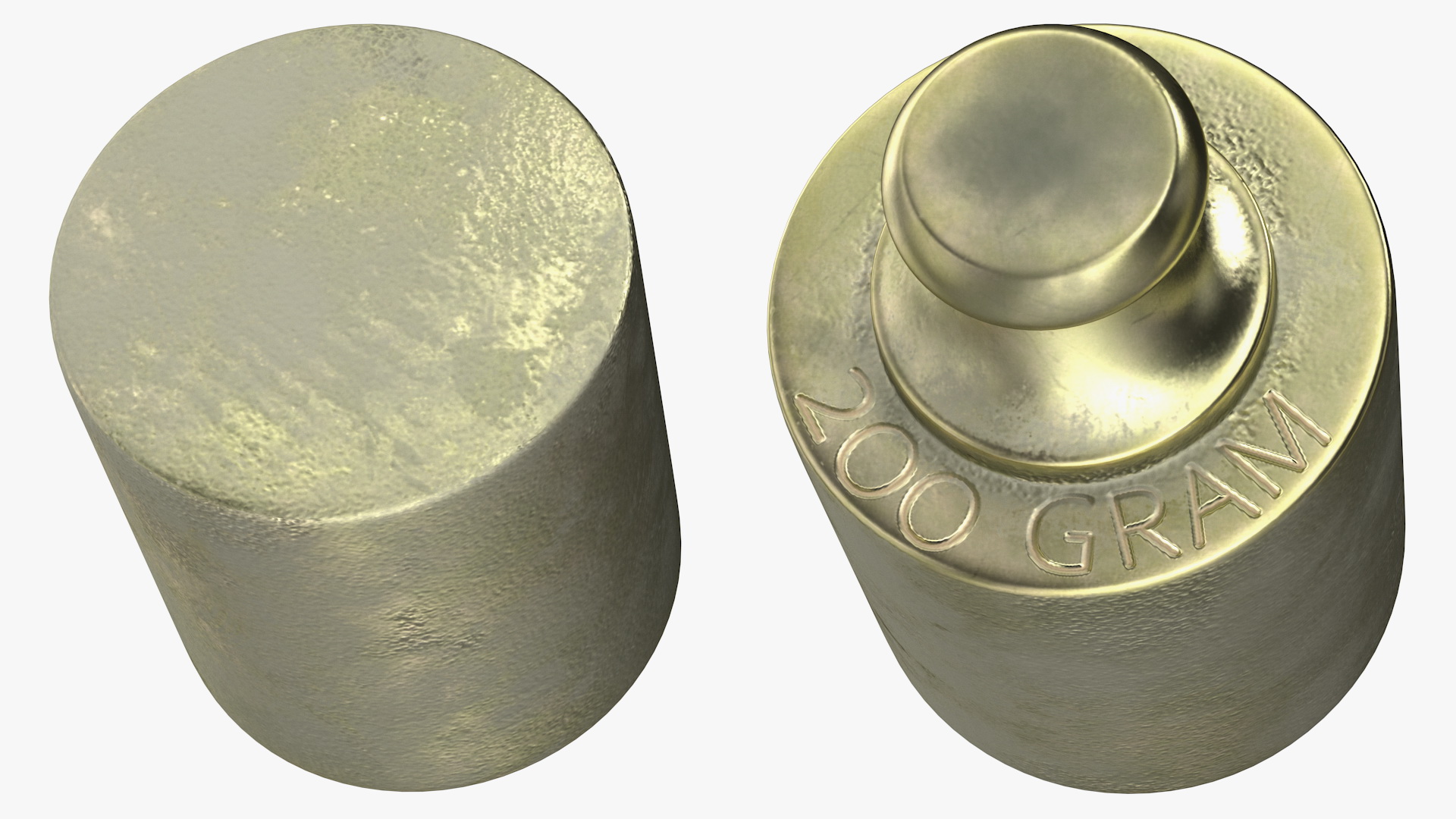 3D model Antique Scale Weights Set