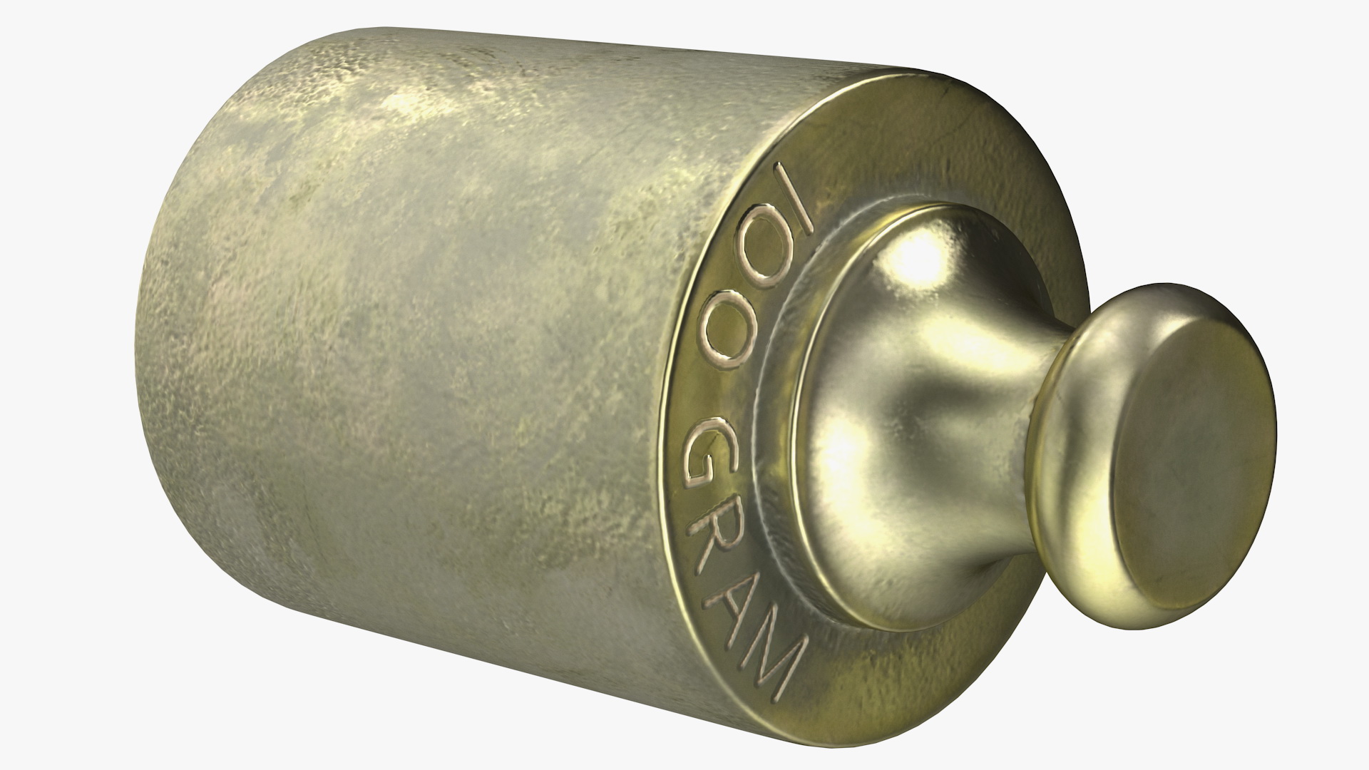 3D model Antique Scale Weights Set