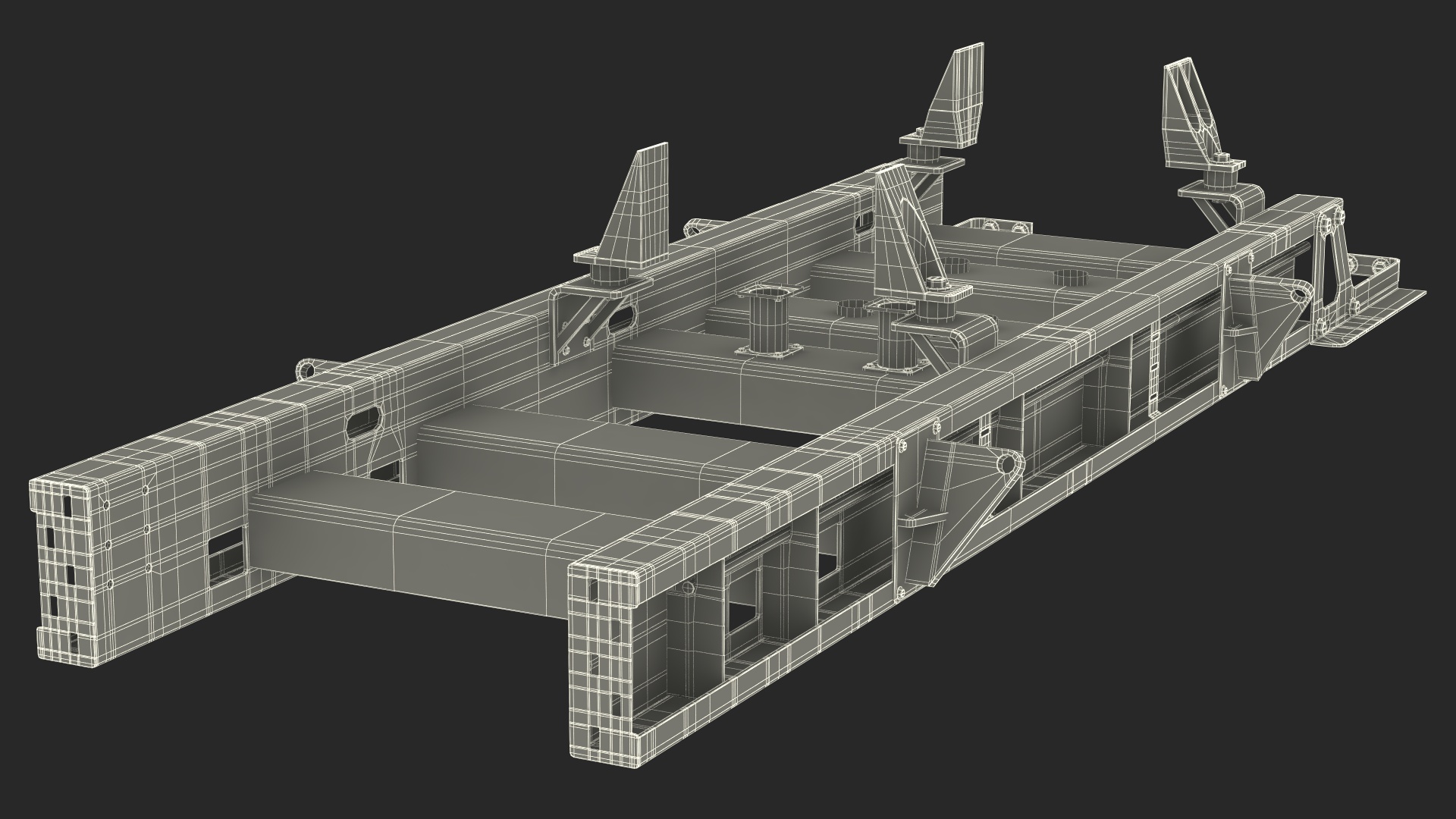 3D Base for Industrial Diesel Generator