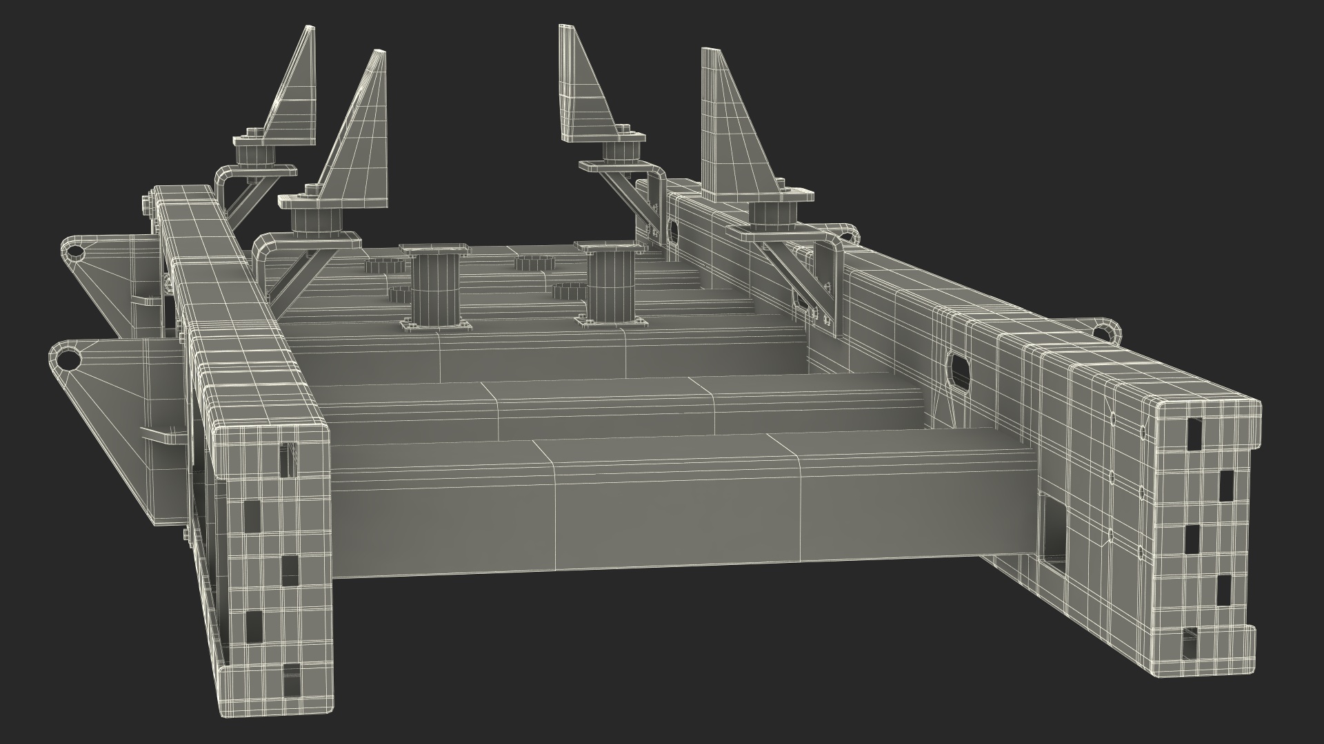 3D Base for Industrial Diesel Generator