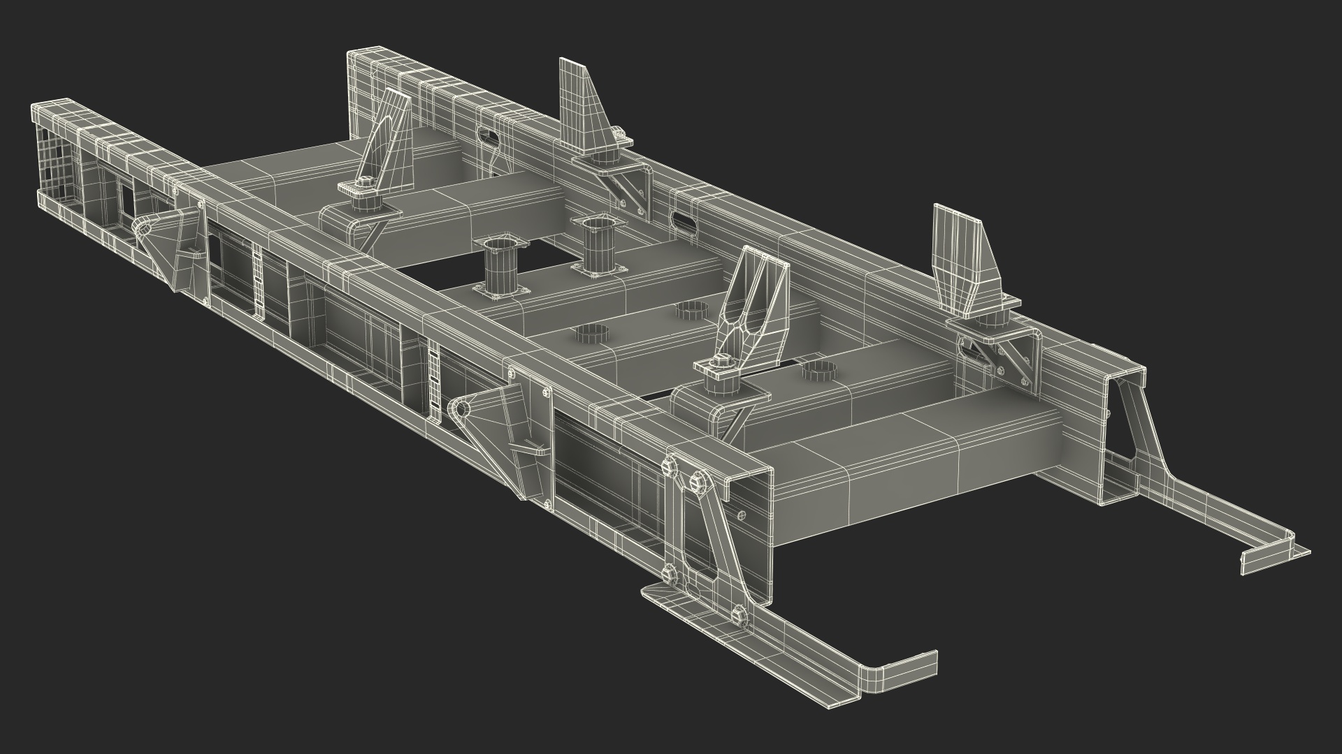 3D Base for Industrial Diesel Generator