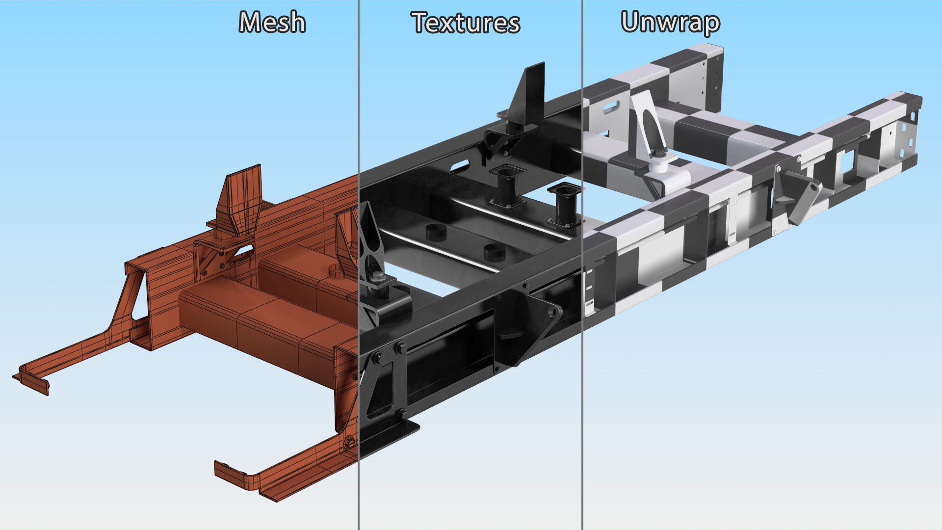 3D Base for Industrial Diesel Generator