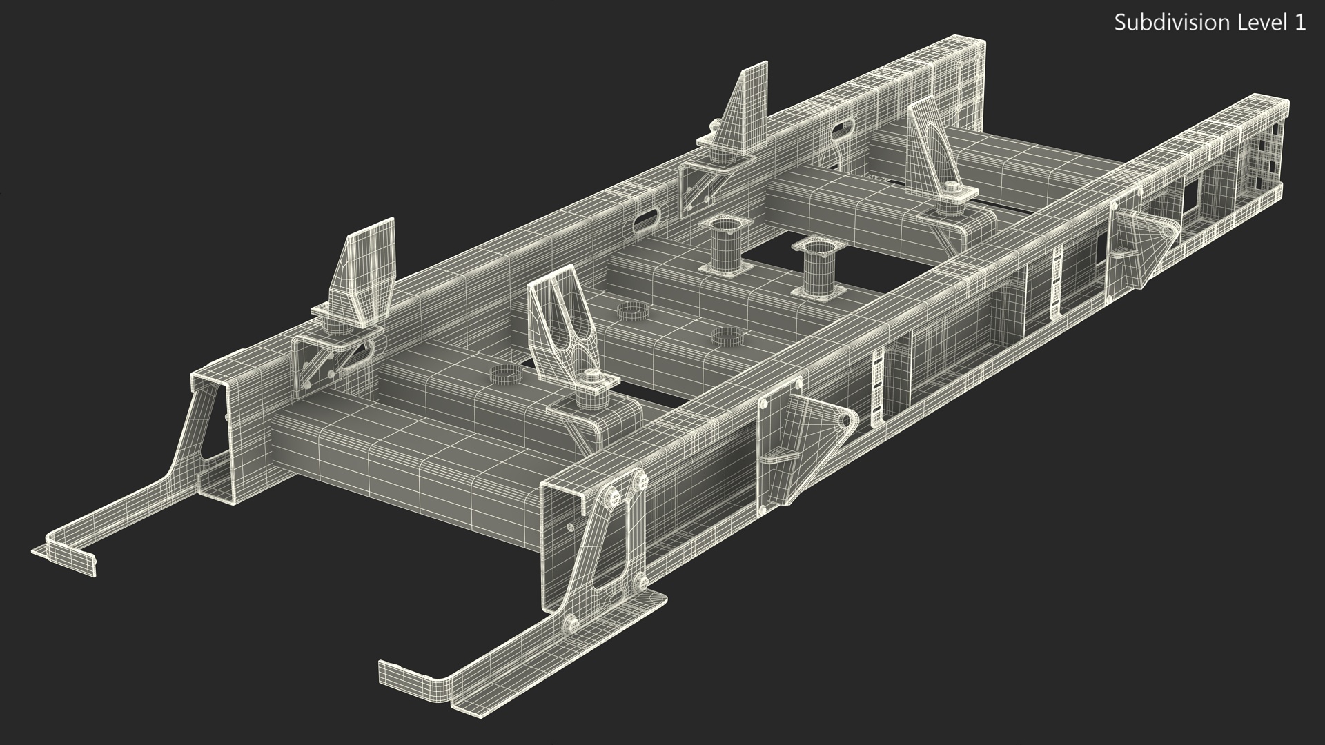 3D Base for Industrial Diesel Generator