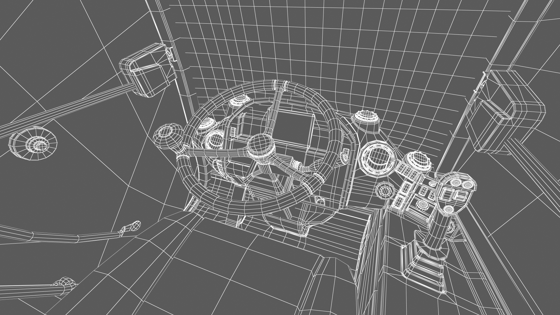 Electric Loader with Bucket 3D