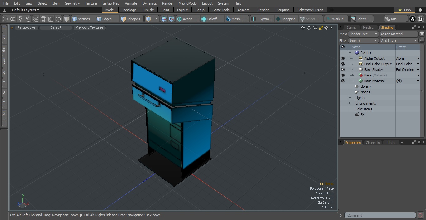 3D model Street Drop Box for Letters and Packages