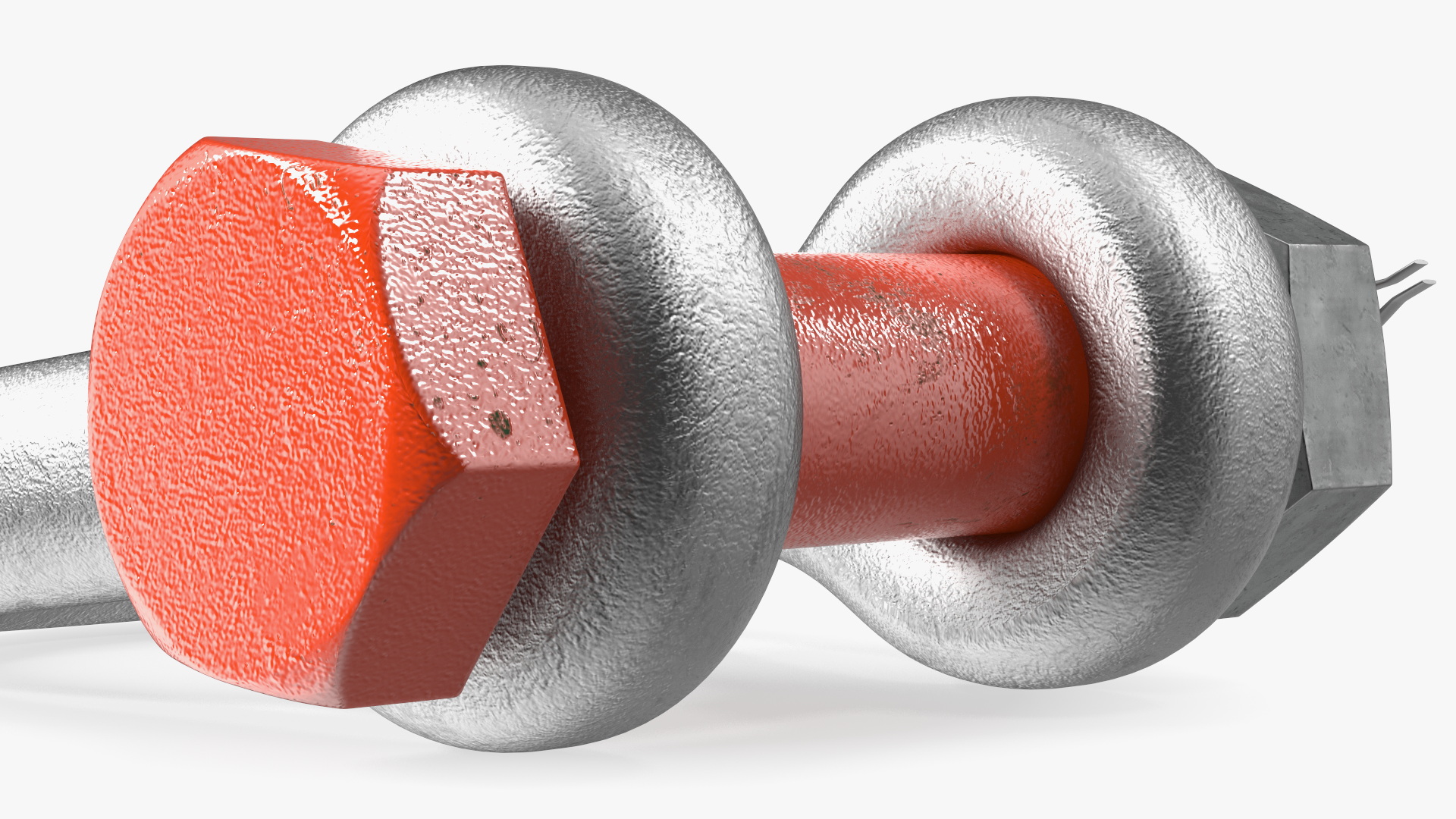 3D Anchor Shackle Orange Bolt