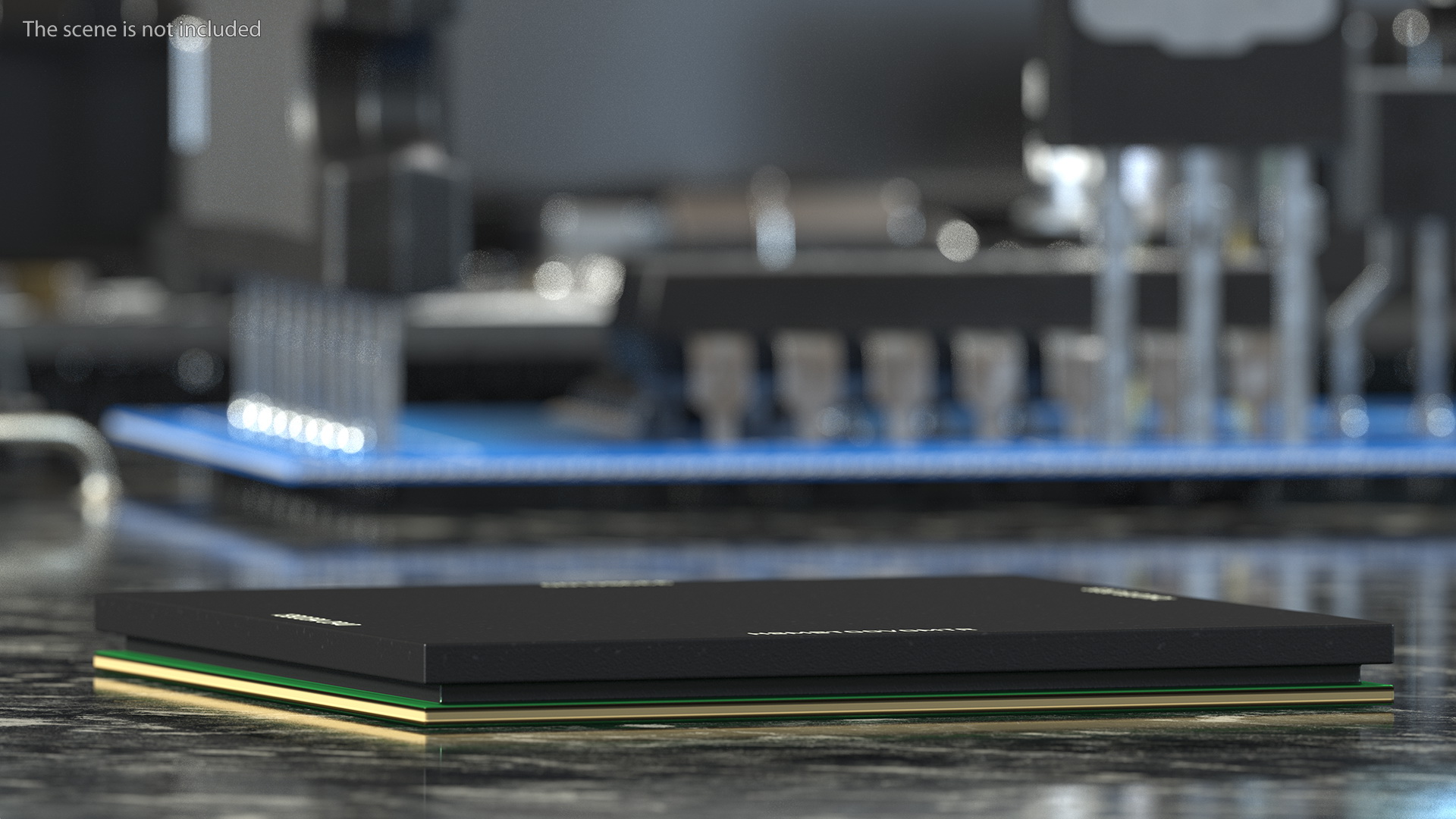 3D model BGA Multicore System on a Chip