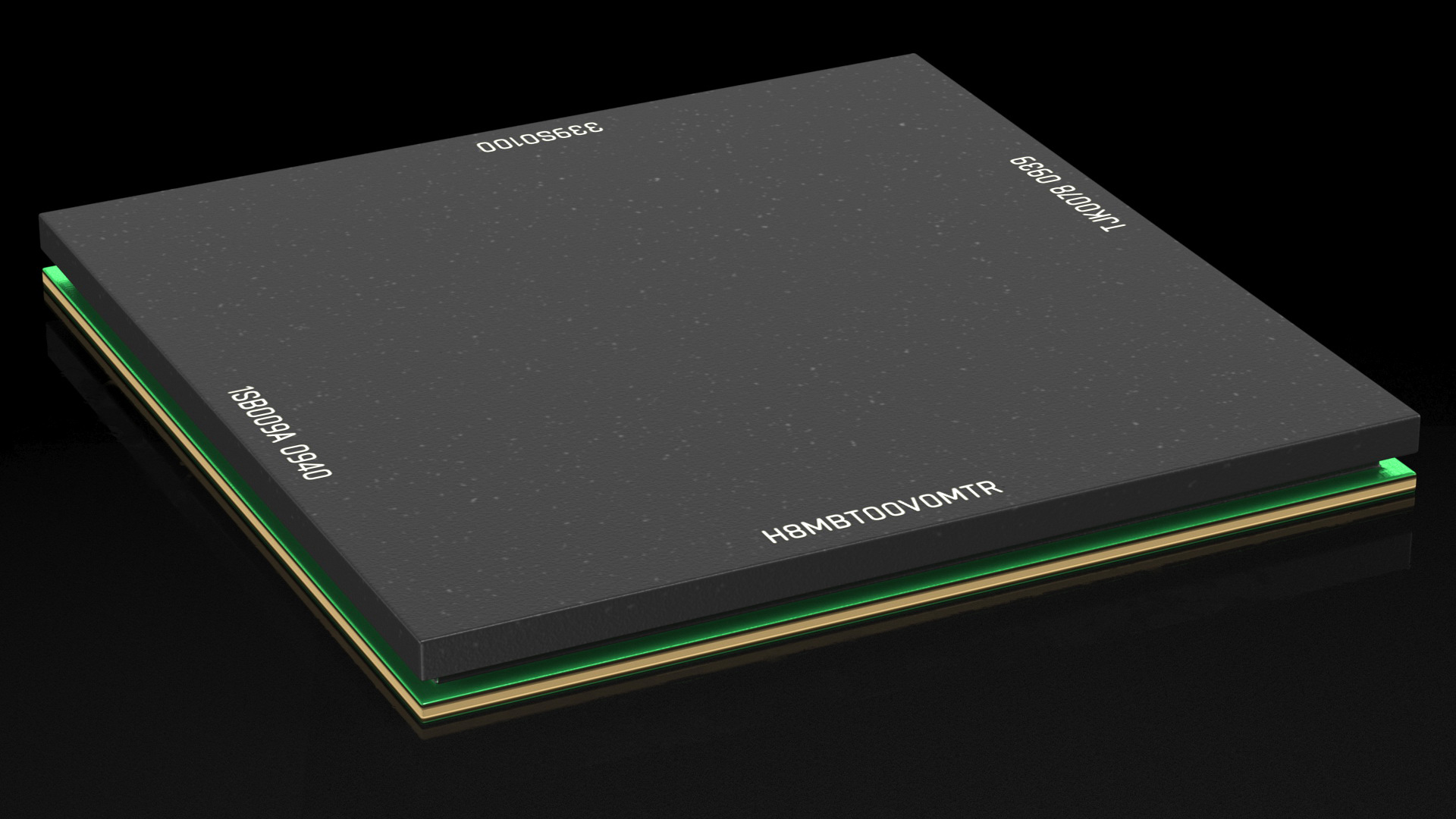 3D model BGA Multicore System on a Chip