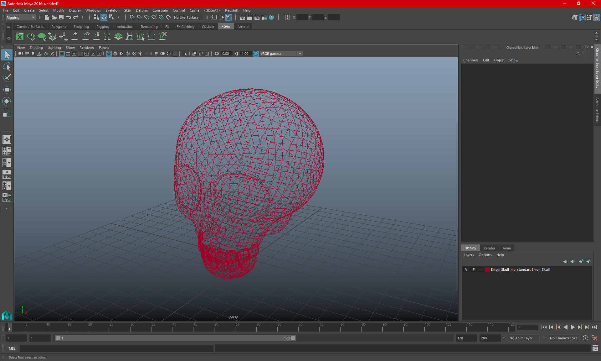 3D Emoji Skull