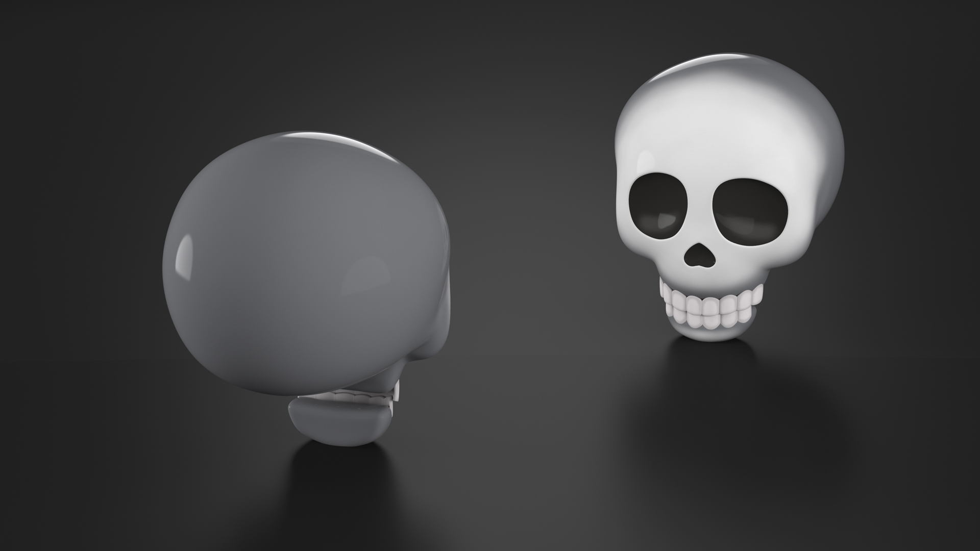 3D Emoji Skull