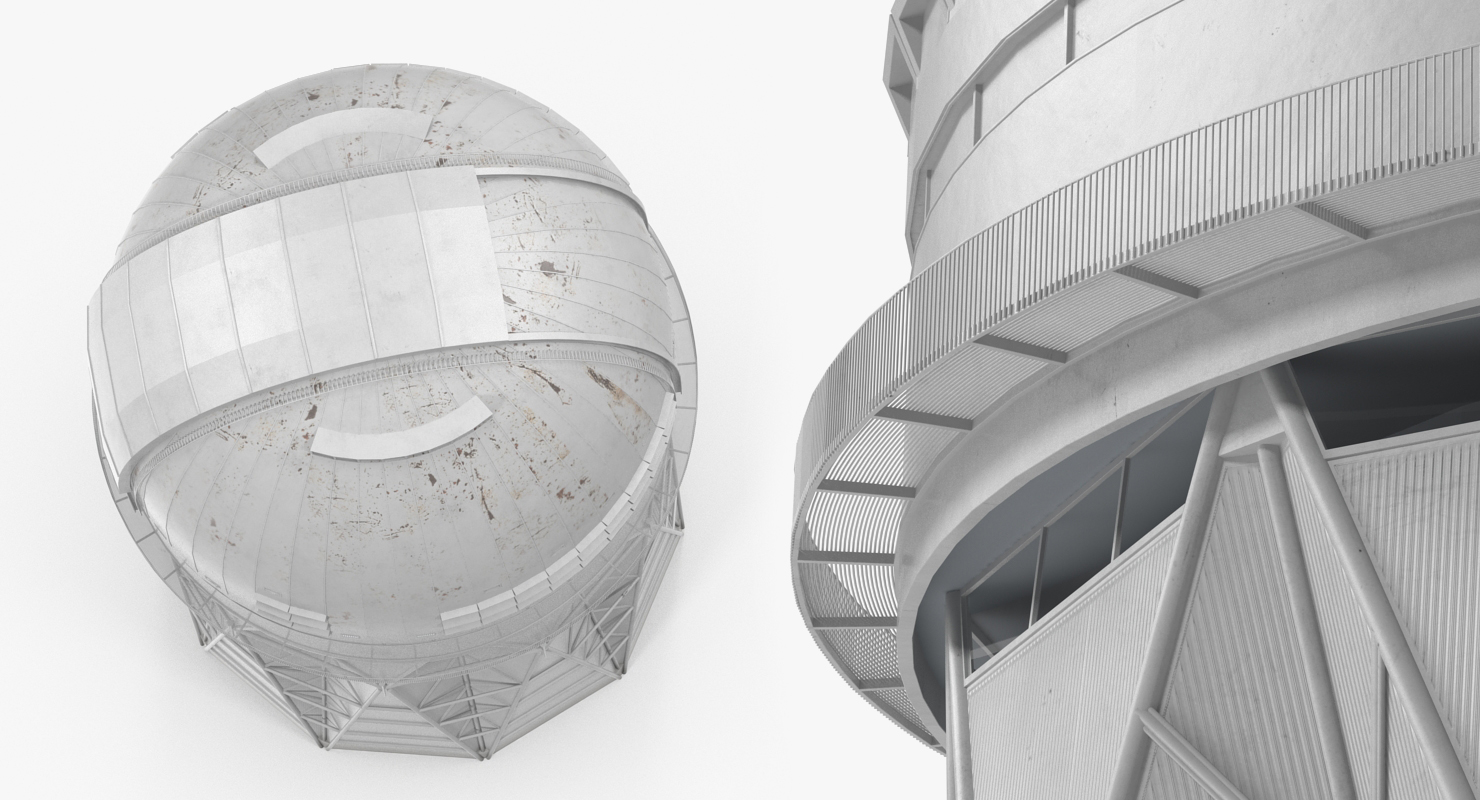 Kitt Peak National Observatory Building 3D model