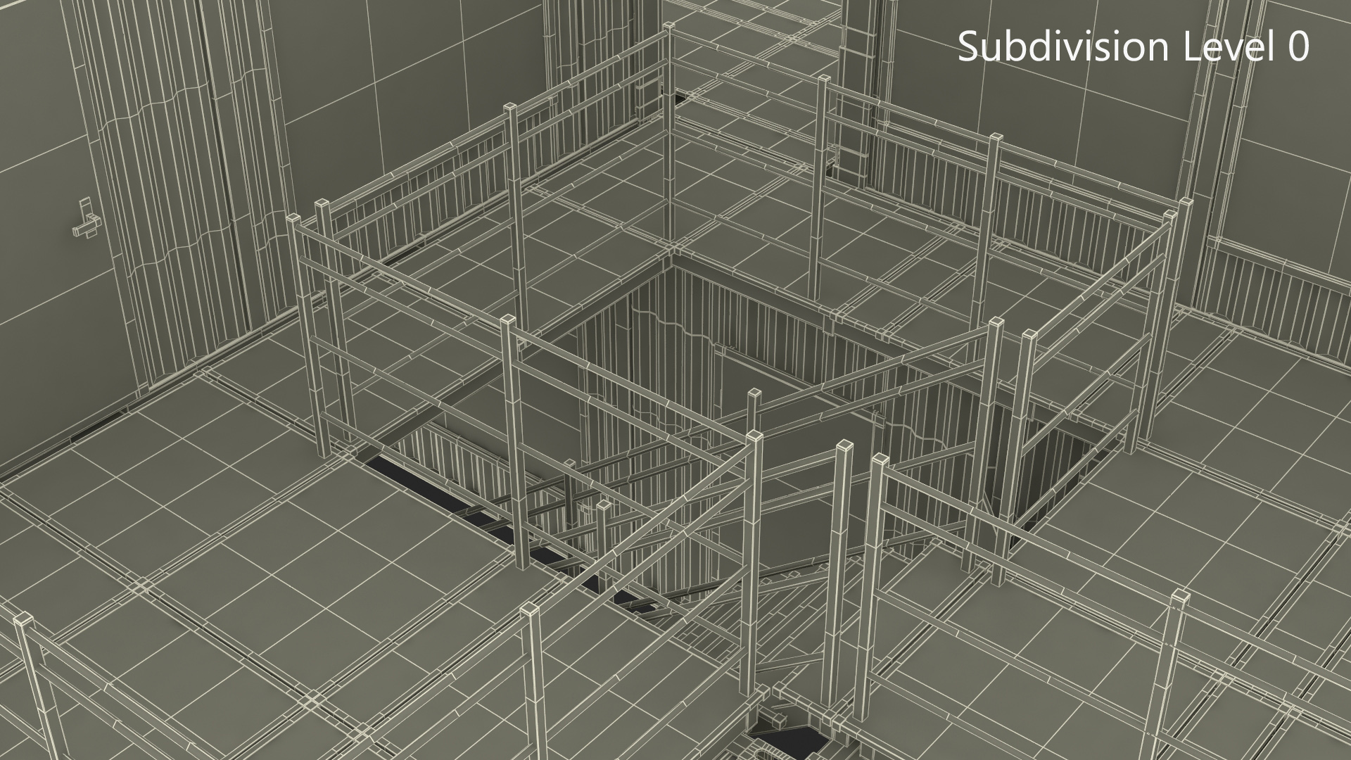 Container Office Black 3D