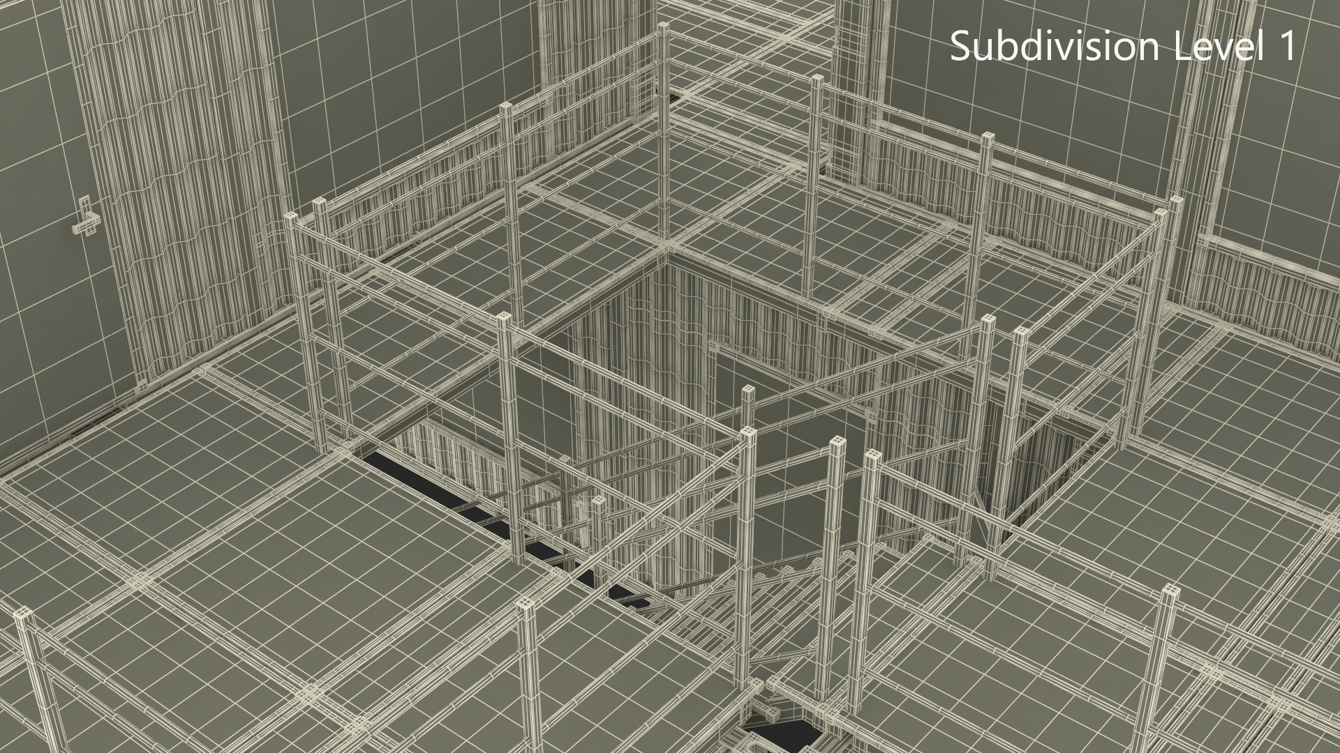 Container Office Black 3D