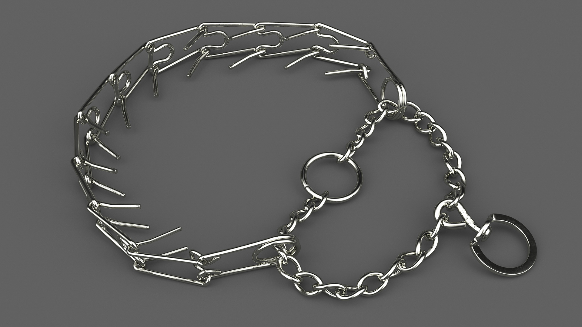 3D Pinch Prong Collar model