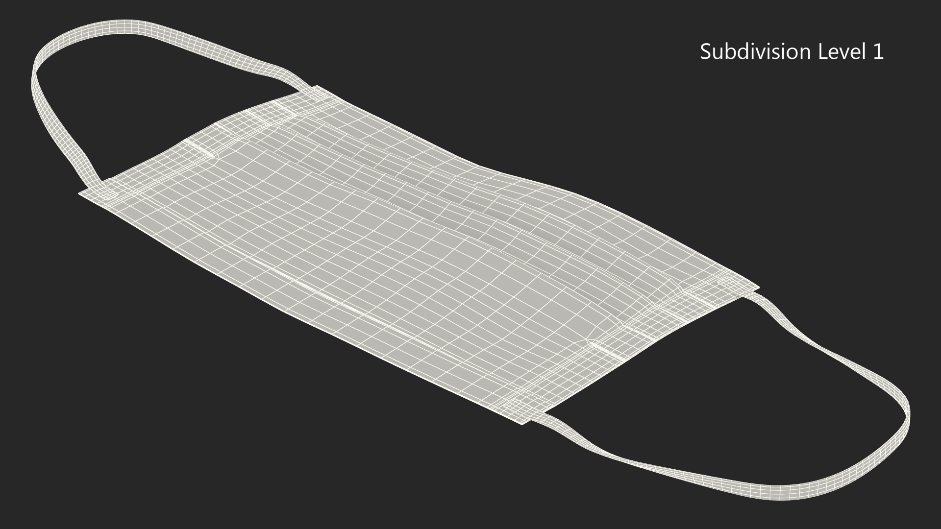 3D Surgical Face Mask model