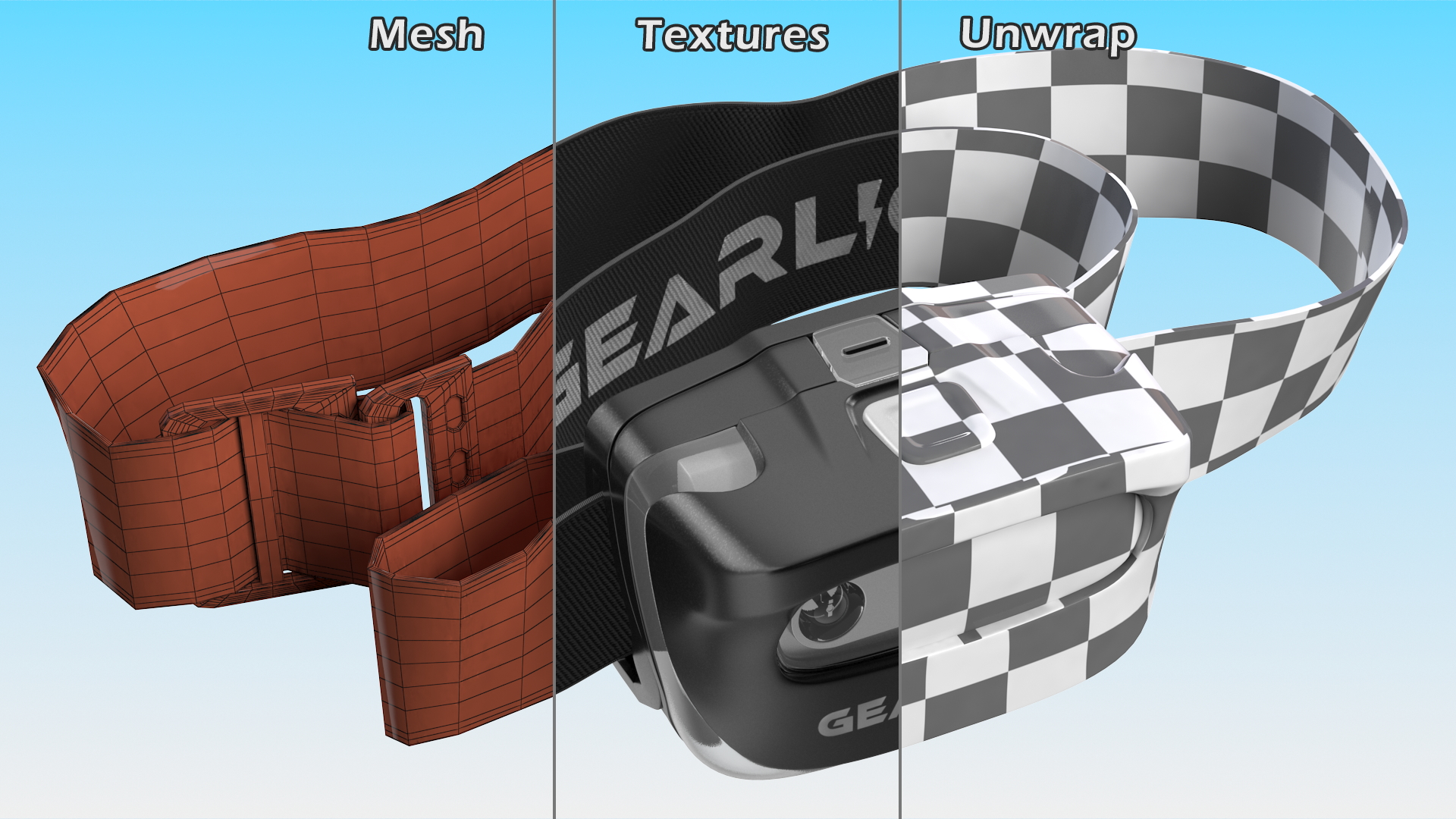 Head Lamp GearLight 3D model
