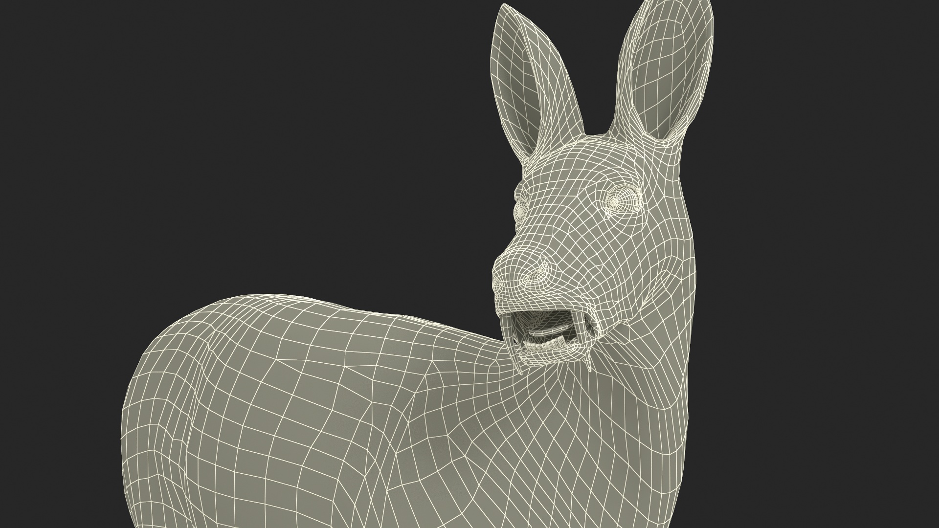 3D model Siberian Musk Deer Rigged