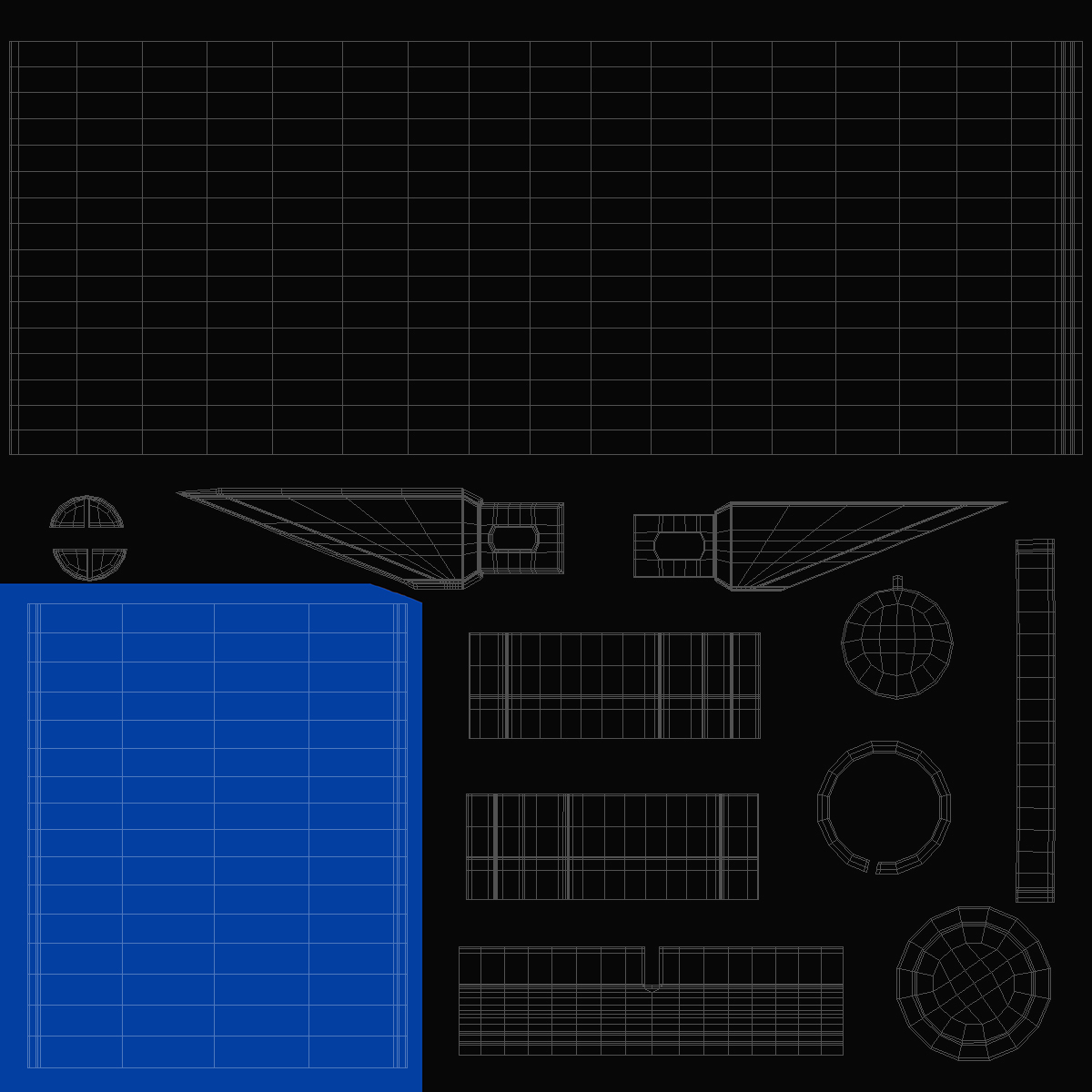3D Craft Knife Blue