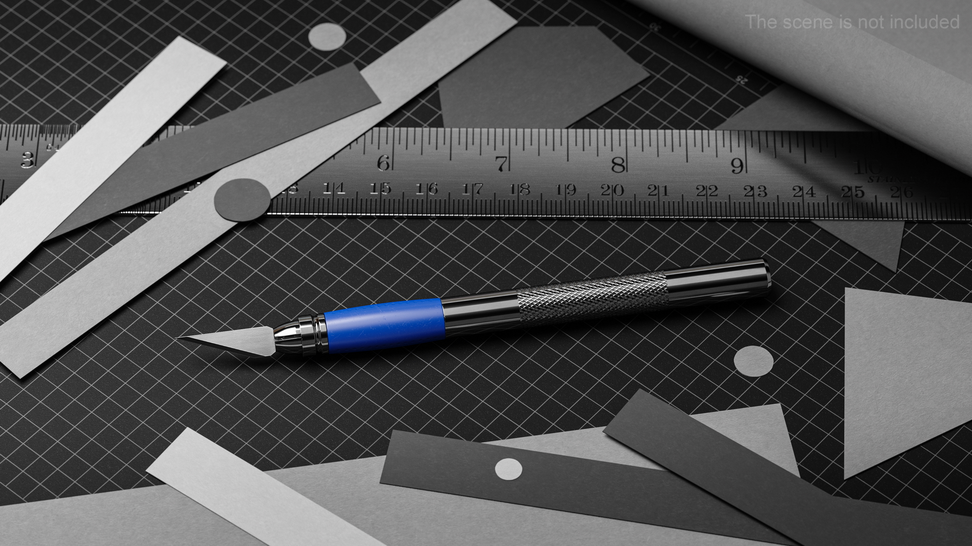 3D Craft Knife Blue