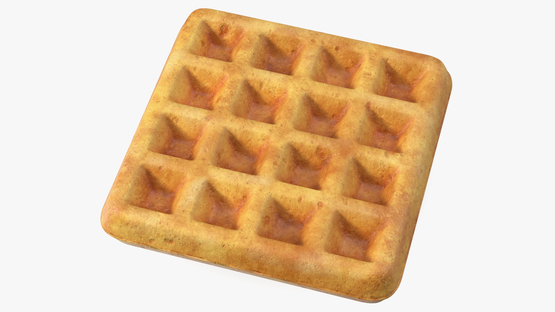 Small Square Waffle 3D model
