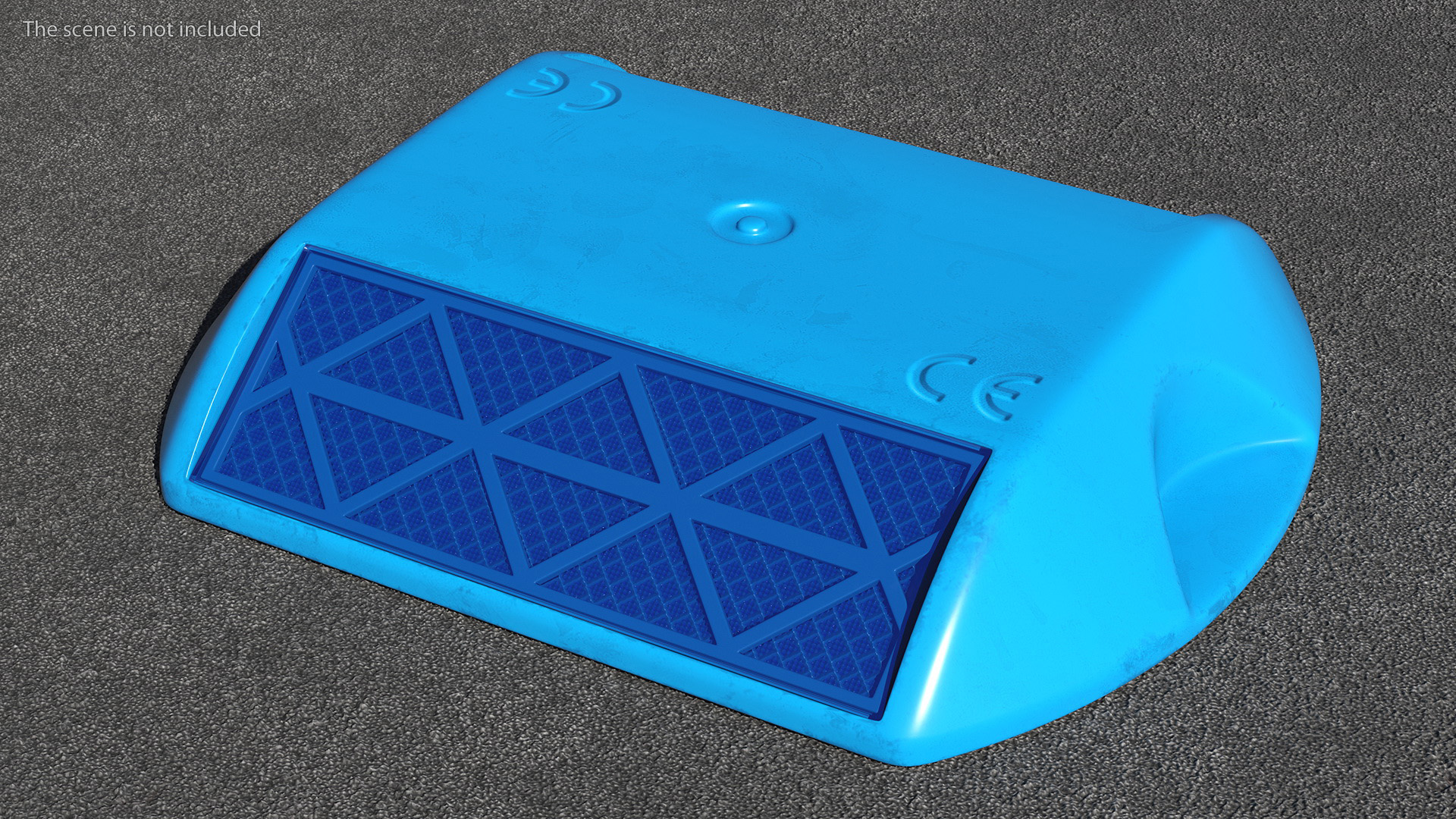 3D Reflective Road Pavement Marker Blue