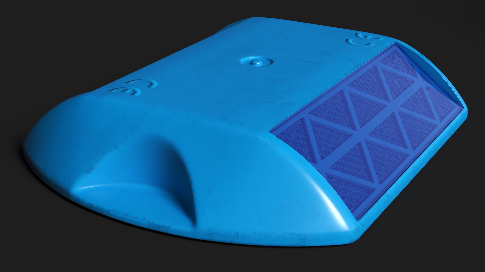 3D Reflective Road Pavement Marker Blue
