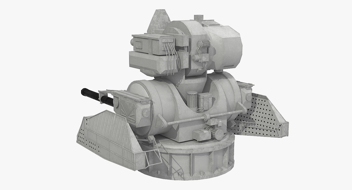 3D model Air Defence Kashtan Combat Module Rigged
