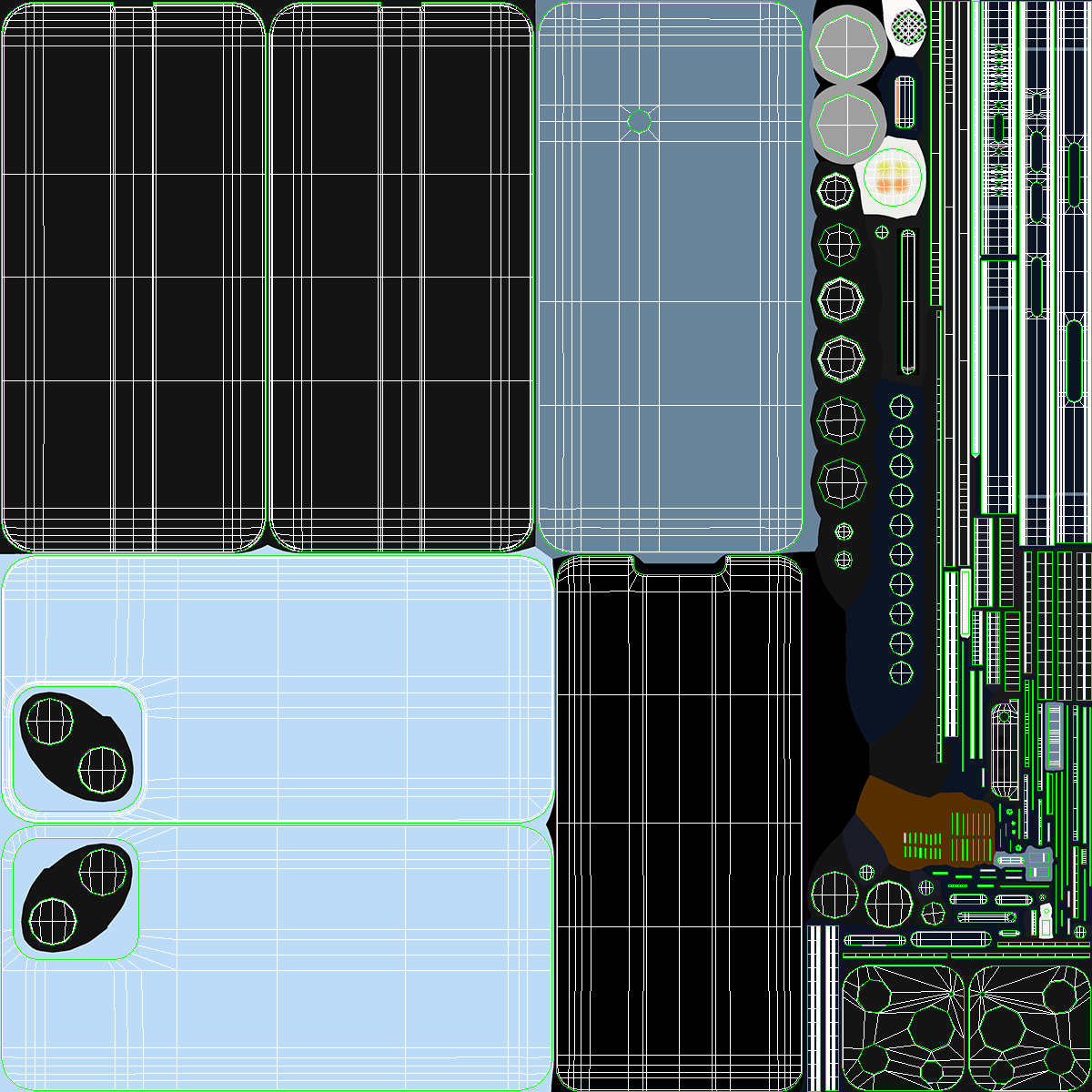 iPhone 13 Pro Max Sierra Blue 3D model