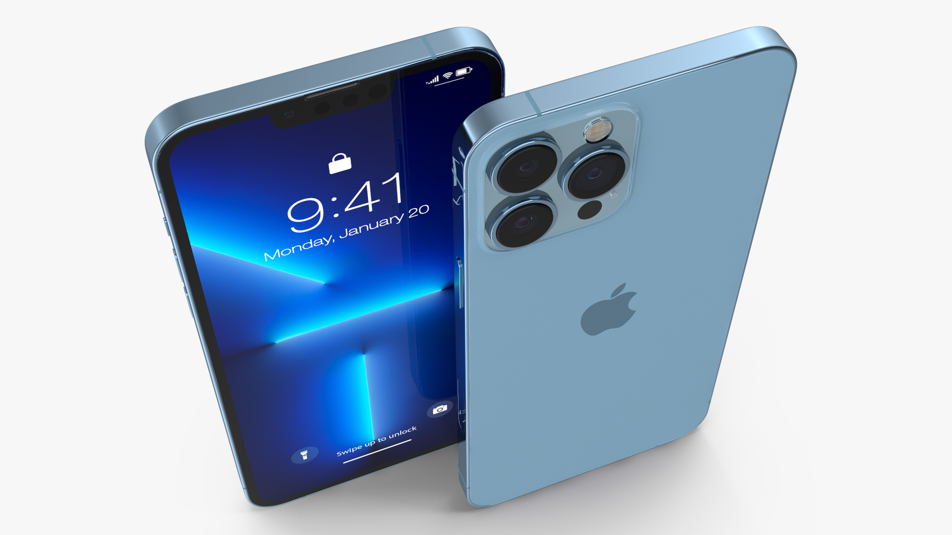 iPhone 13 Pro Max Sierra Blue 3D model