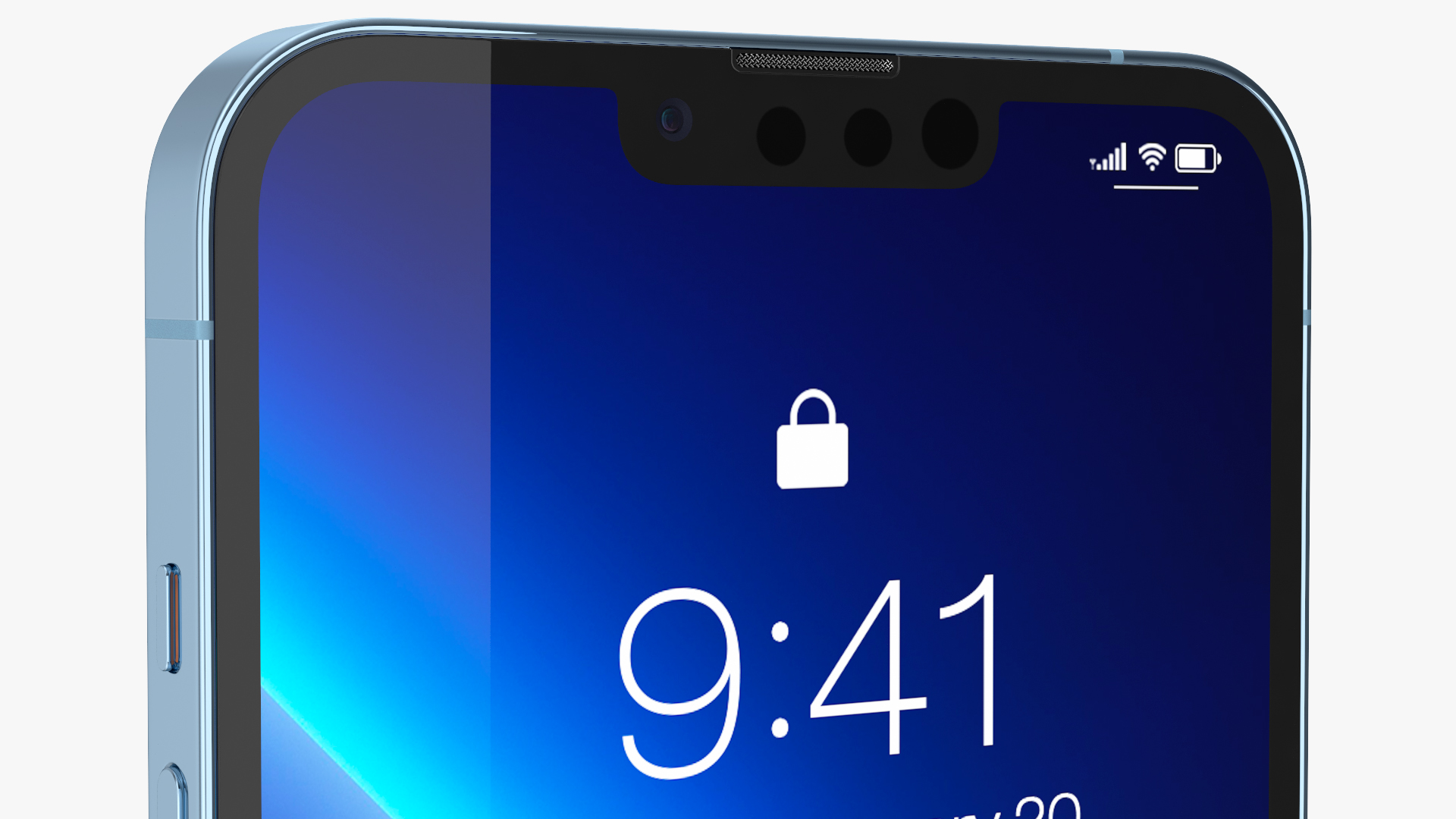 iPhone 13 Pro Max Sierra Blue 3D model