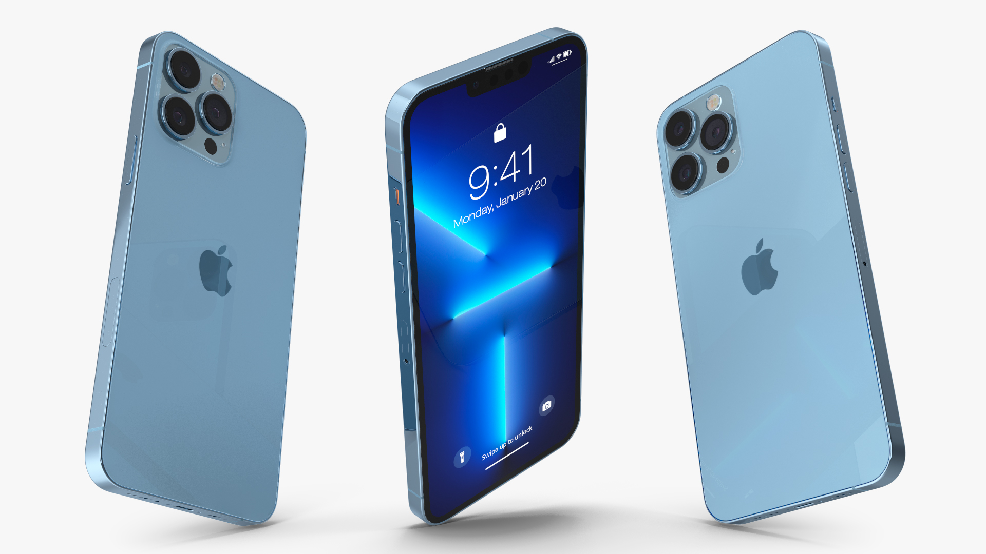 iPhone 13 Pro Max Sierra Blue 3D model
