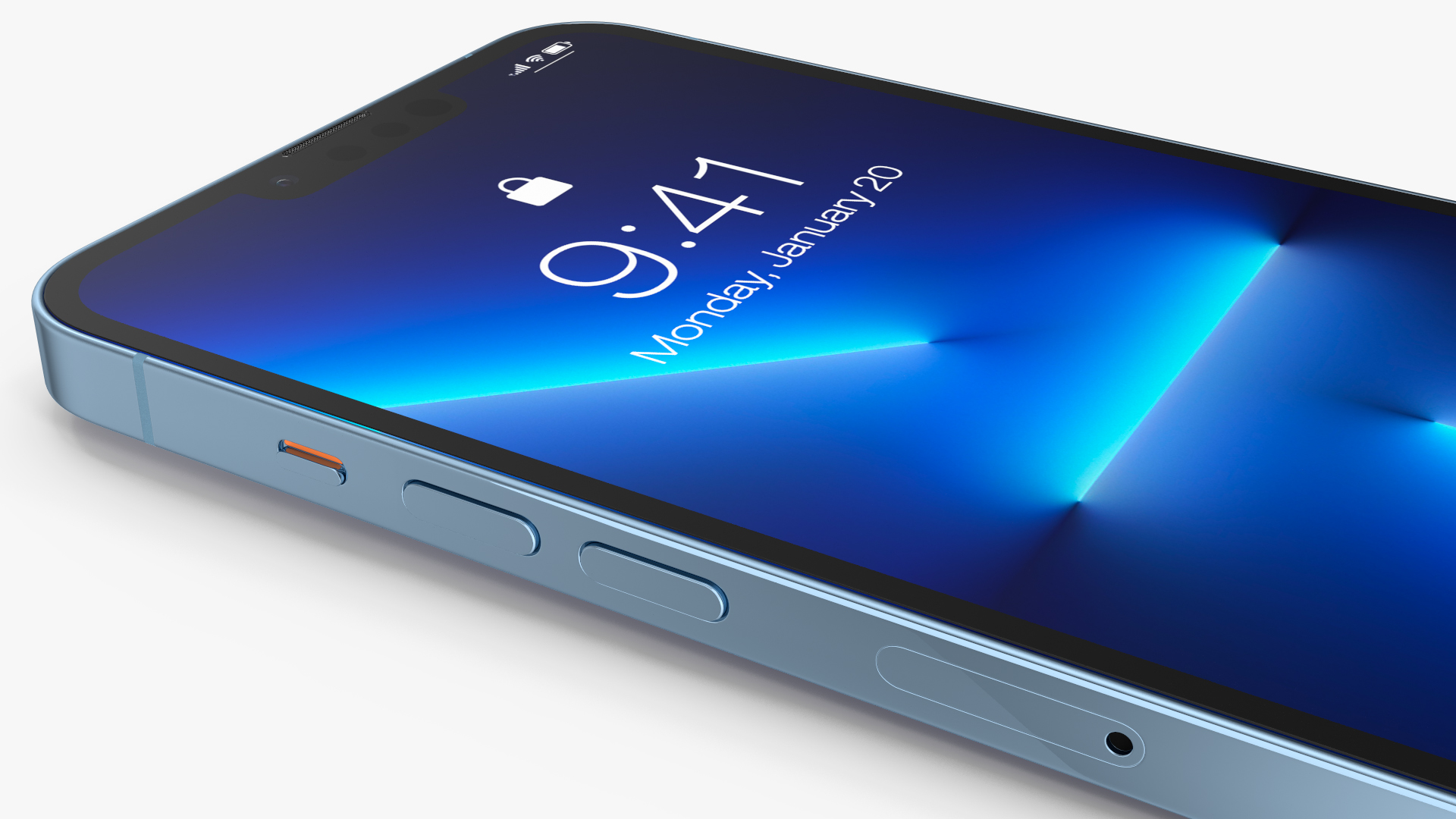 iPhone 13 Pro Max Sierra Blue 3D model