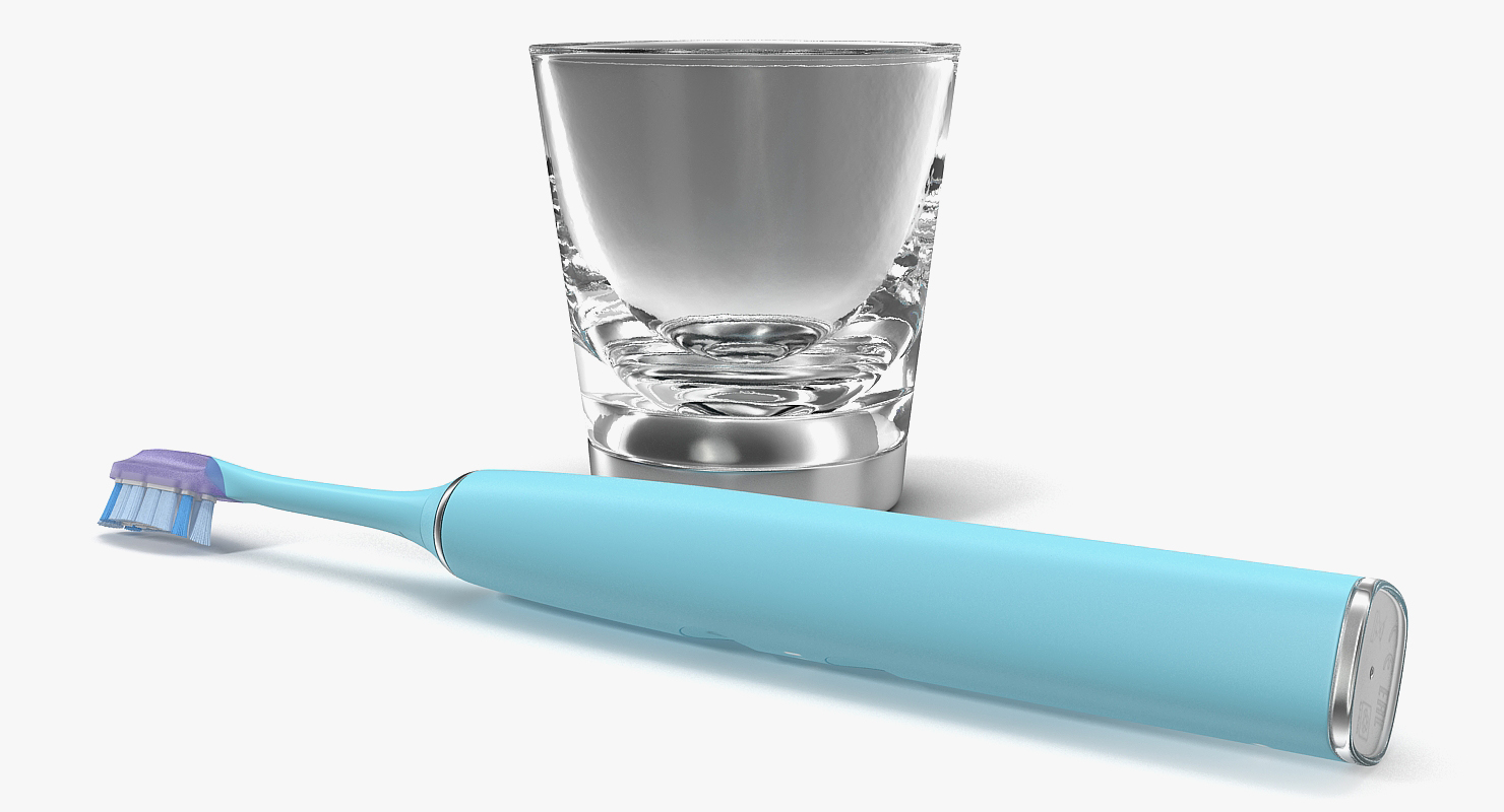 3D Electric Toothbrush with Glass Charger Generic